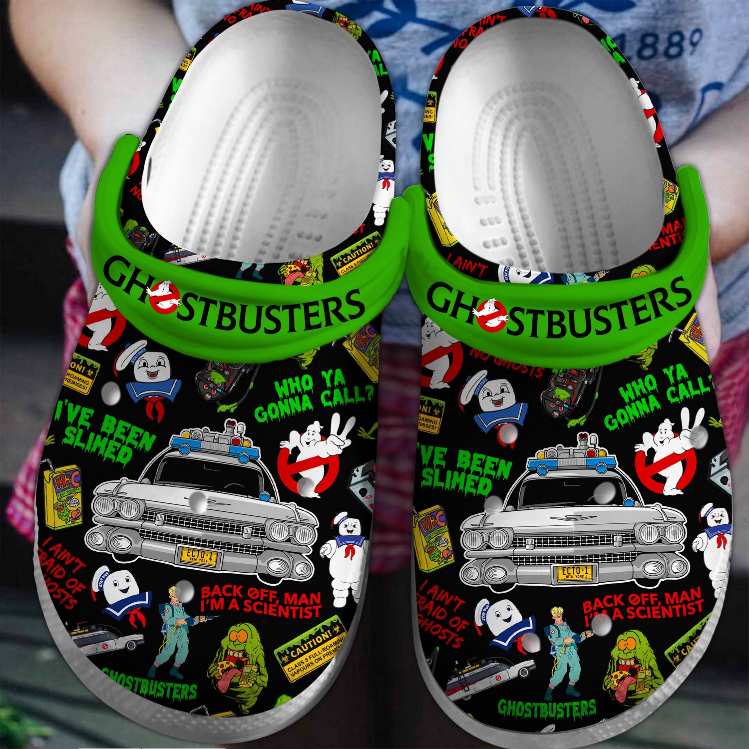 ghostbusters tv series ive been smiled black clogs for kids 26 adults cih5f