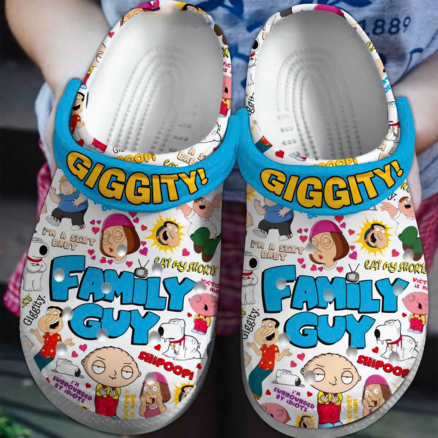 giggity family guy clogs fast shipping service available 4yllk