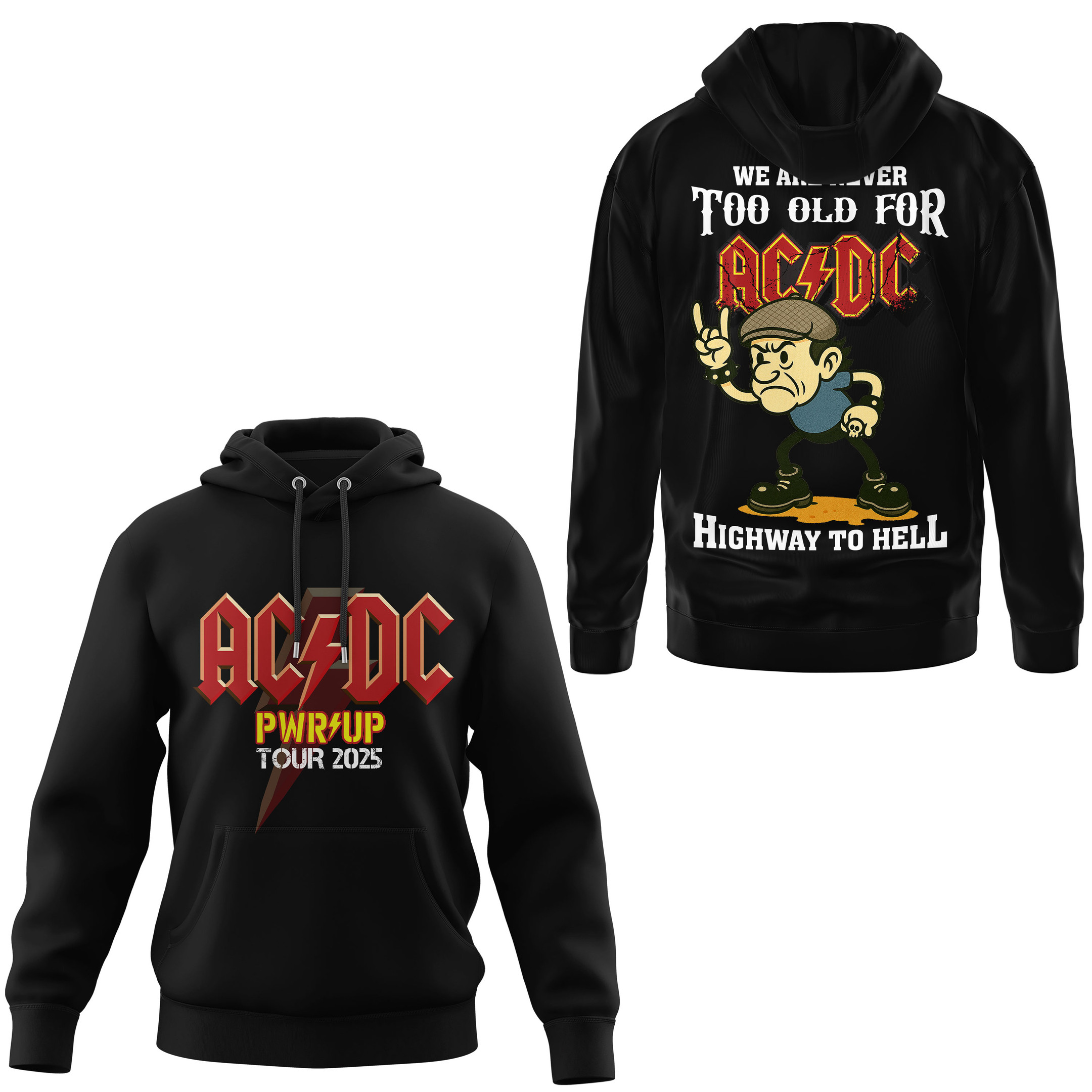 gleammerch acdc hoodie gift for fan t4dfg