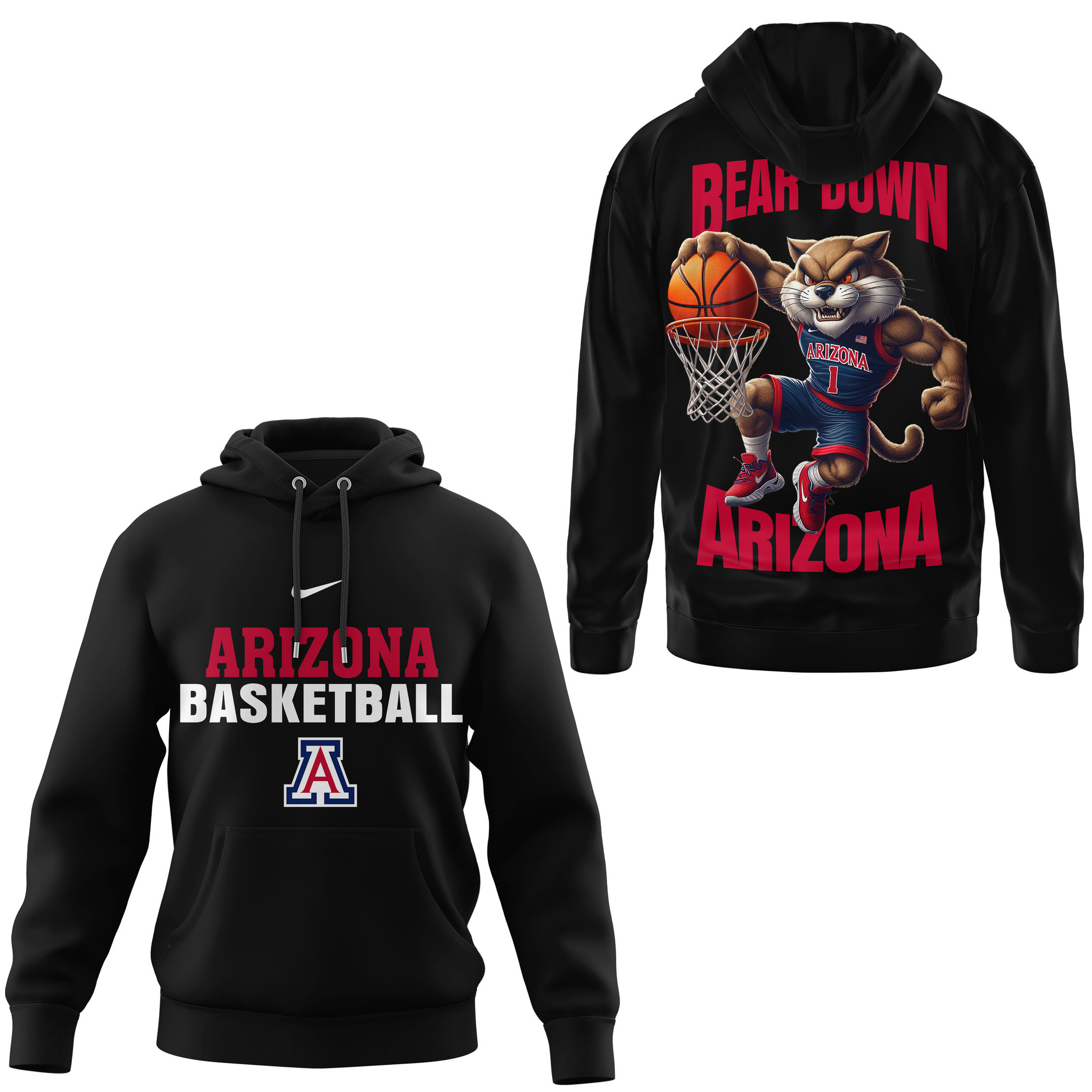 gleammerch arizona wildcats hoodie gift for fan pl2oc