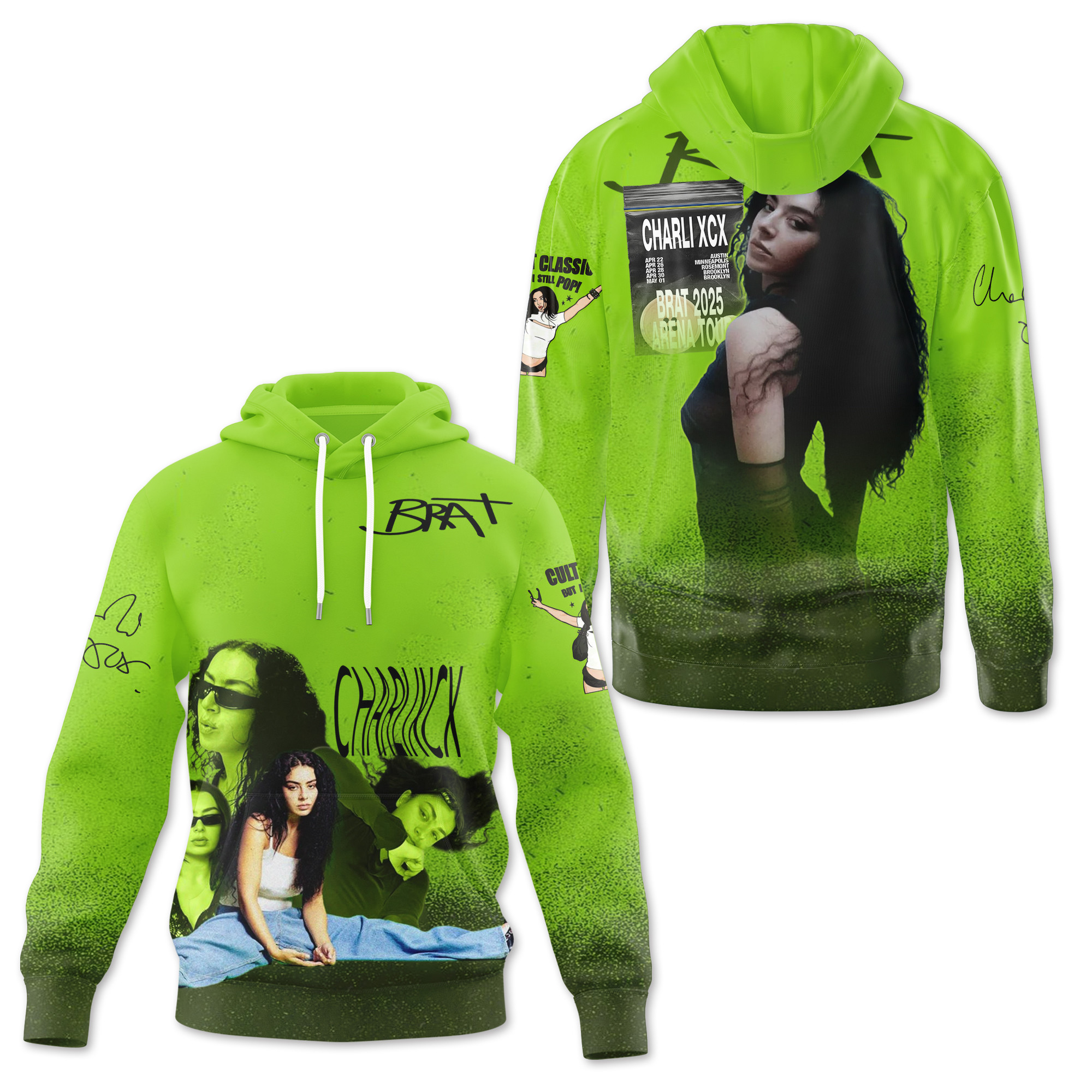 gleammerch charli xcx hoodie gift for fan apcsj
