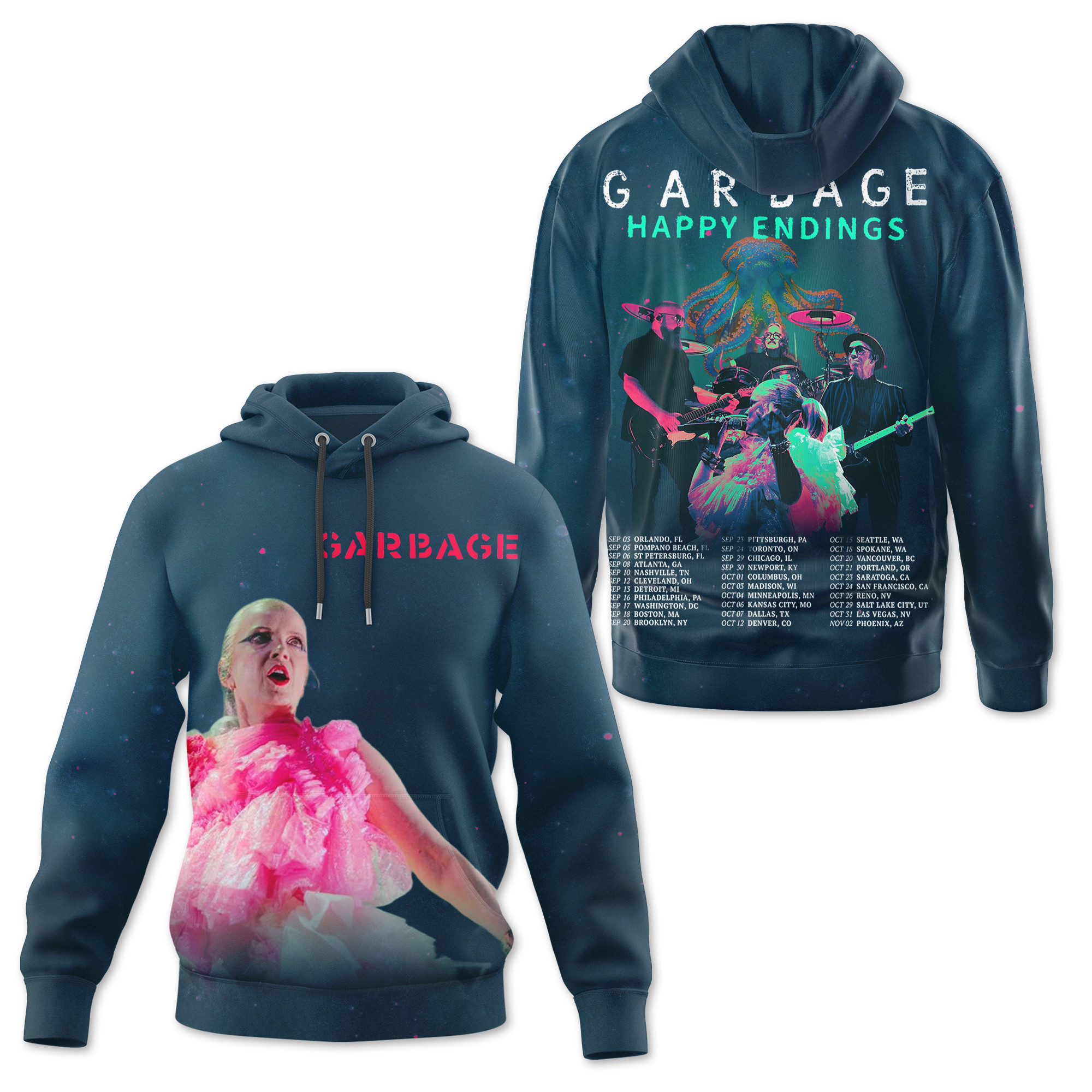 gleammerch garbage hoodie gift for fan v19lj