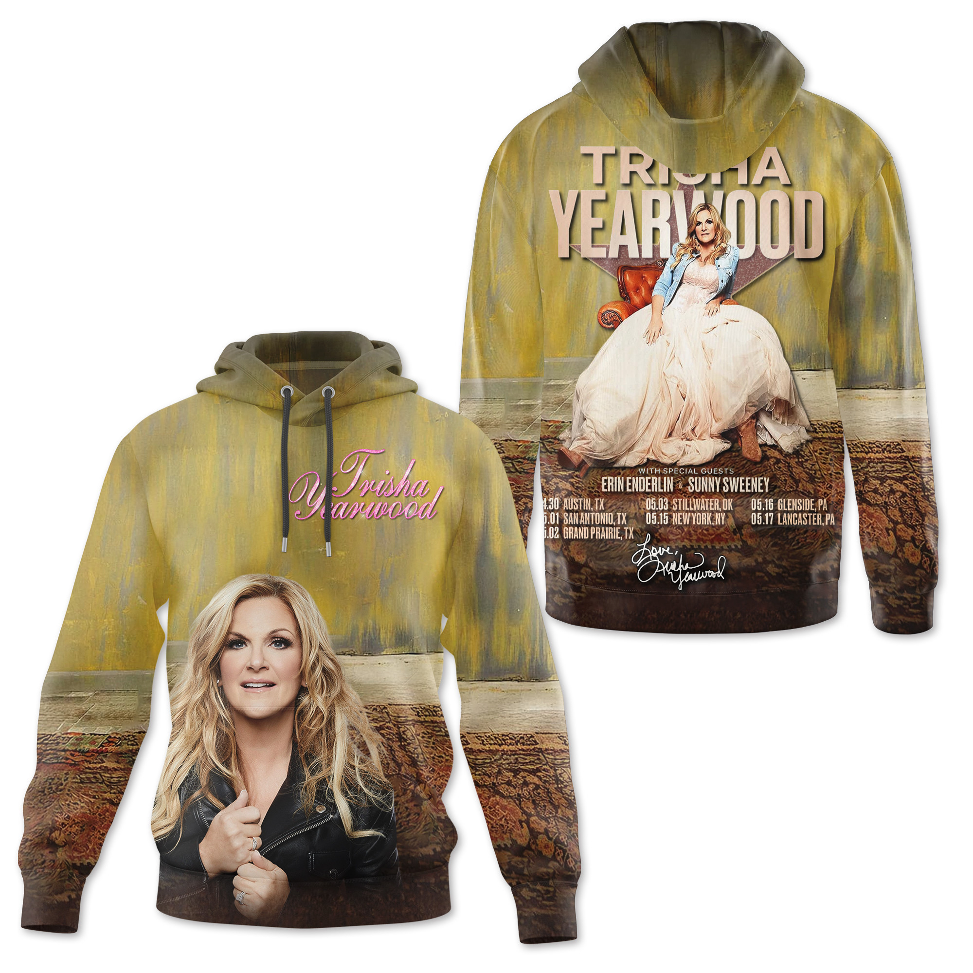 gleammerch trisha yearwood hoodie gift for fan f99hp