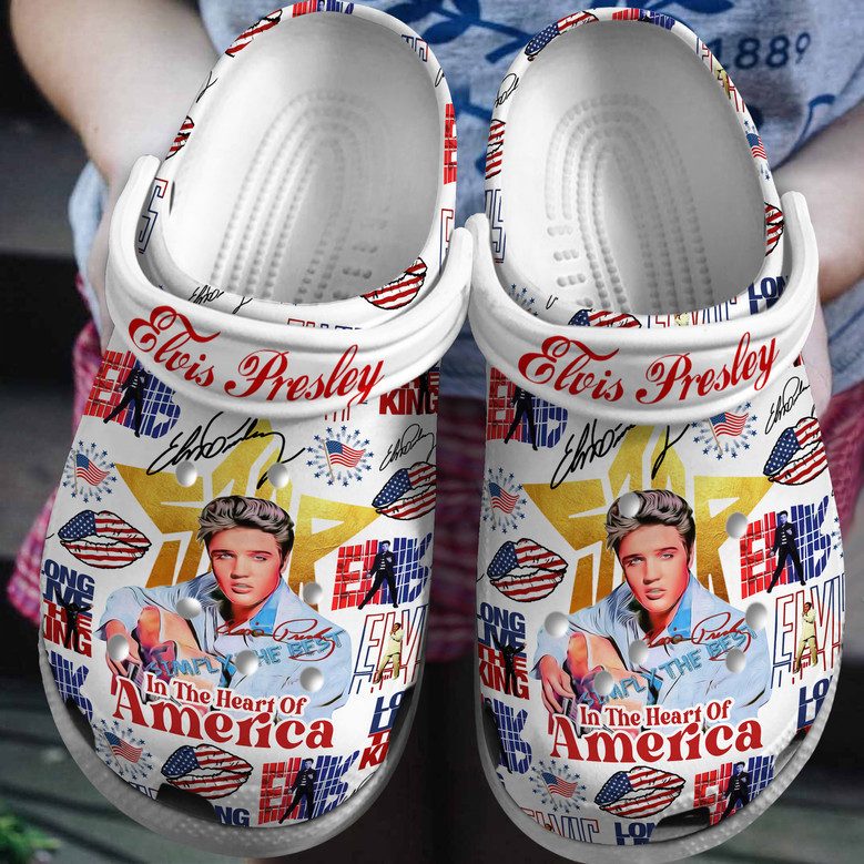 good looking white footwear elvis presley music clogs for kids and adults yskfe