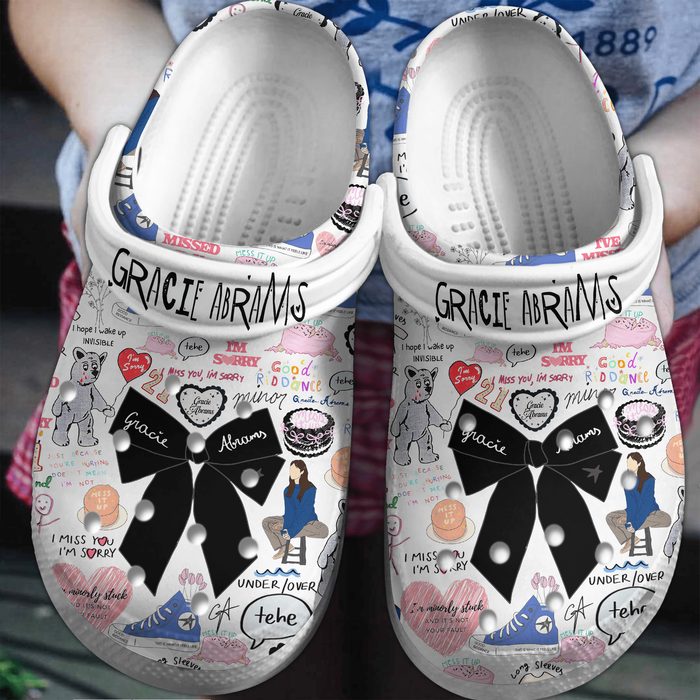 gracie abrams cutw music clogs shoes unique gift for fans ez4s0