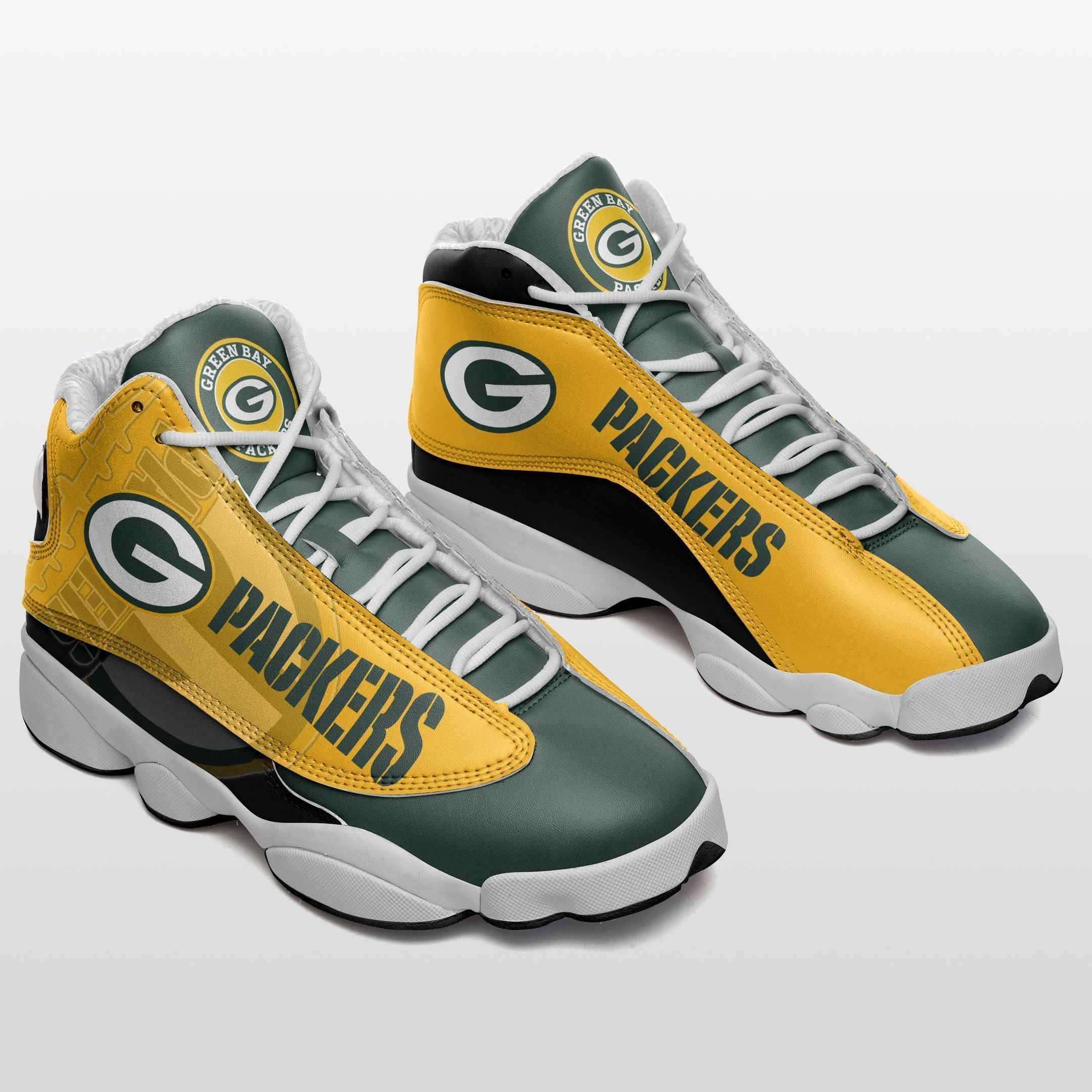 green bay packers air jd13 sneakers 367 rnyrm
