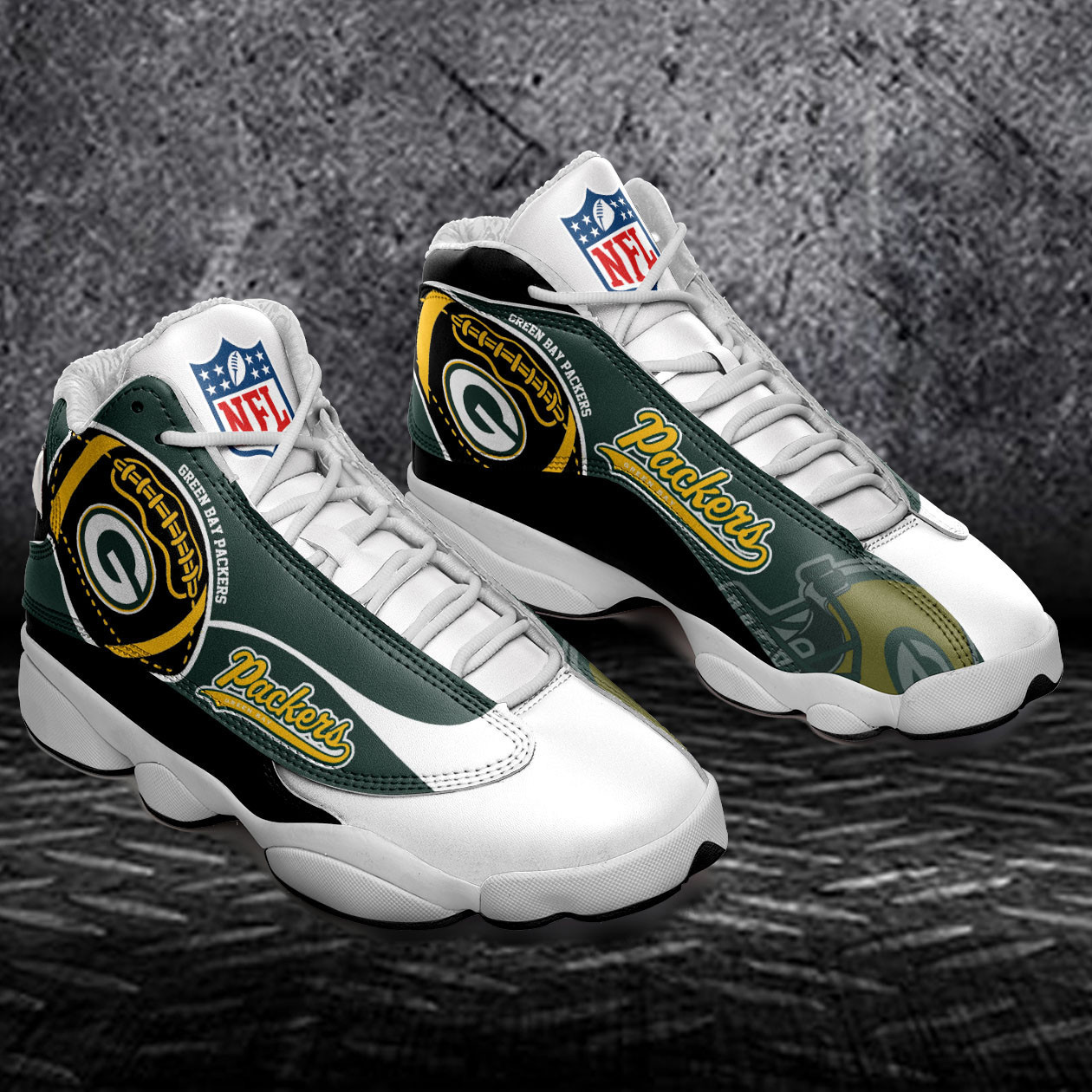 green bay packers ajd13 sneakers bg79 bpayo