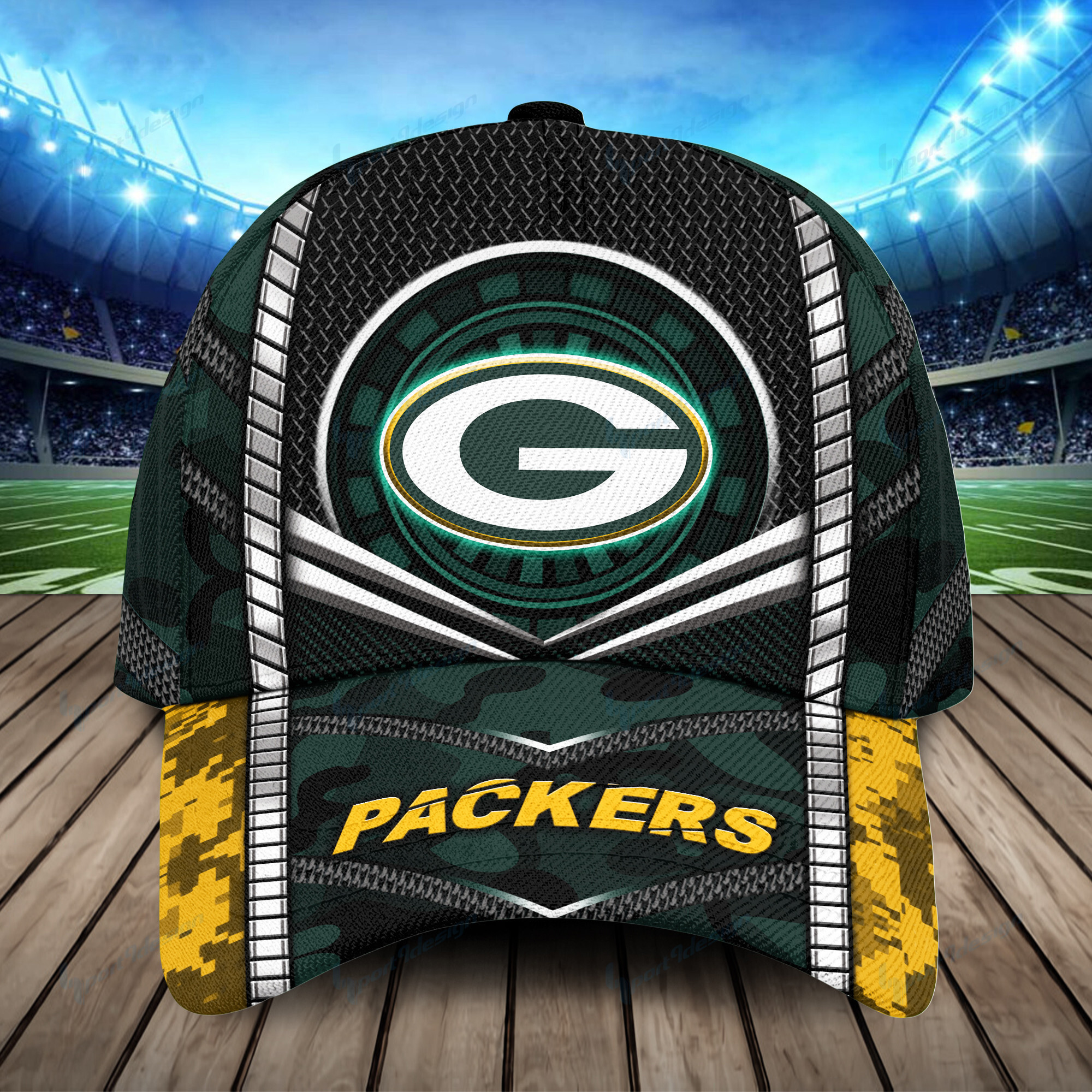 green bay packers classic cap bg709 3tgny