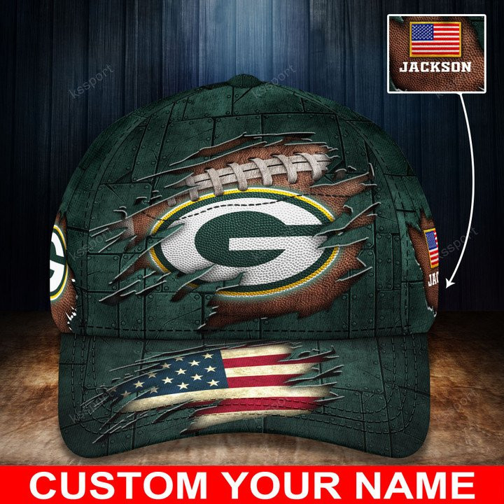 green bay packers personalized classic cap bg236 nh7yi