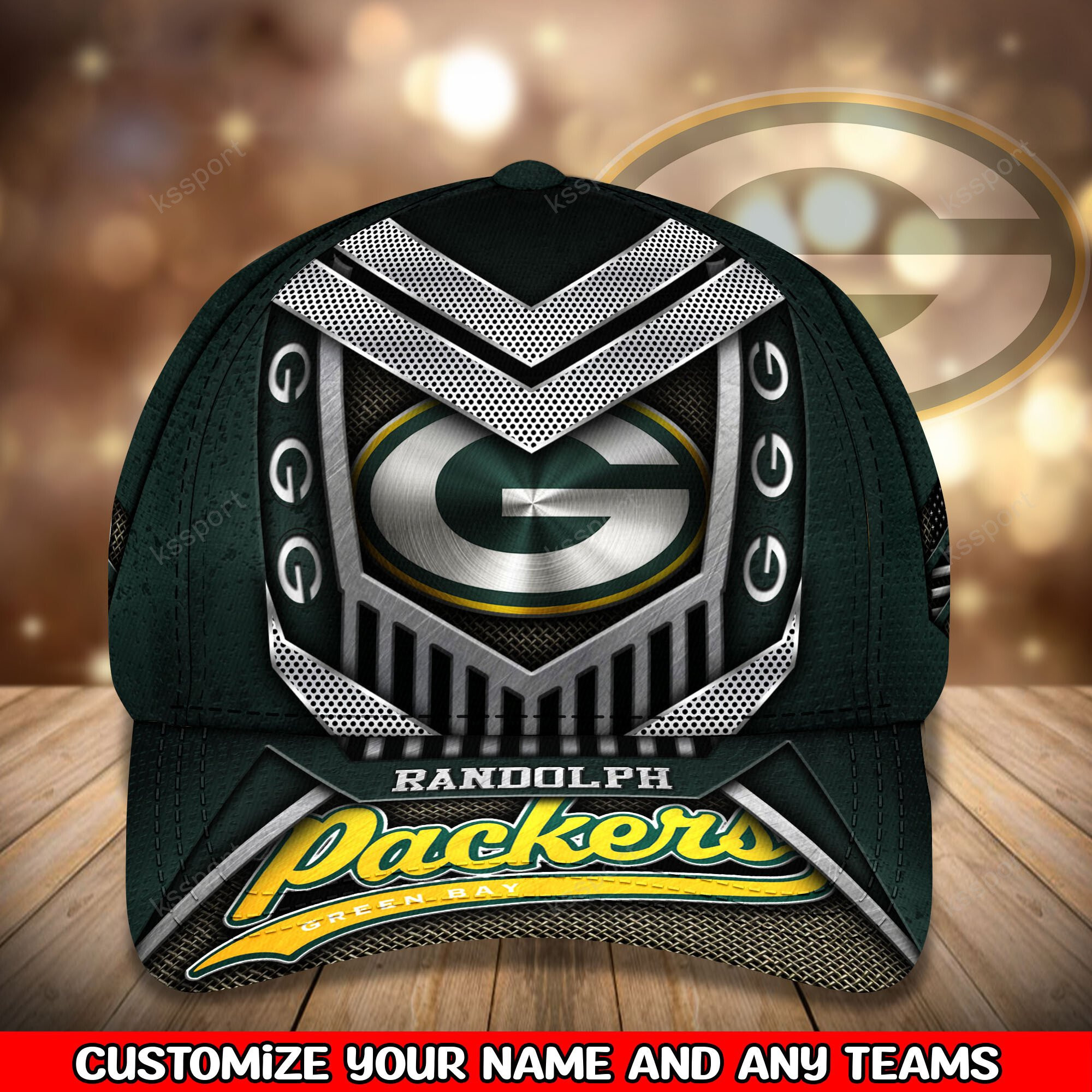 green bay packers personalized classic cap bg772 kprfg