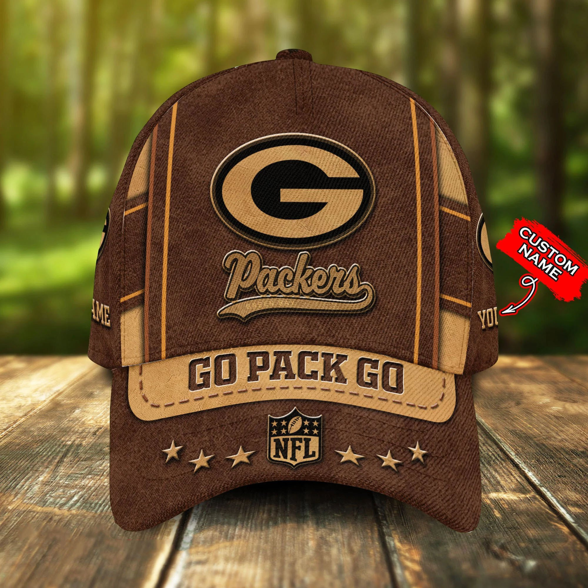 green bay packers personalized classic cap bg873 ny2py