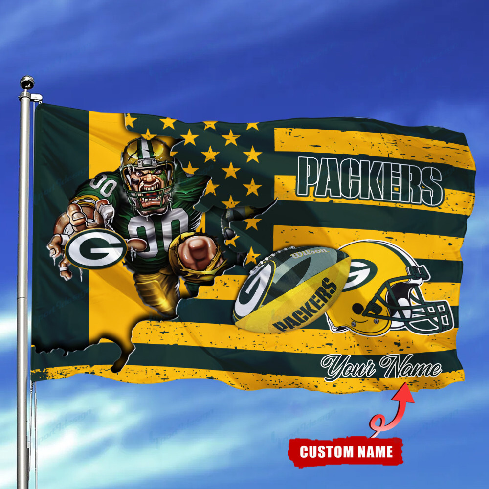 green bay packers personalized flag 100 whb6t