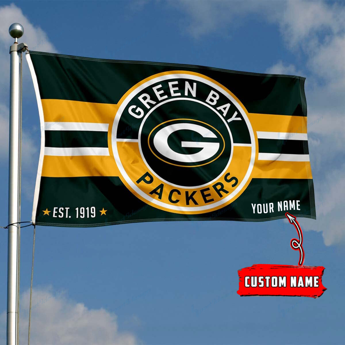 green bay packers personalized flag 178 eagoo