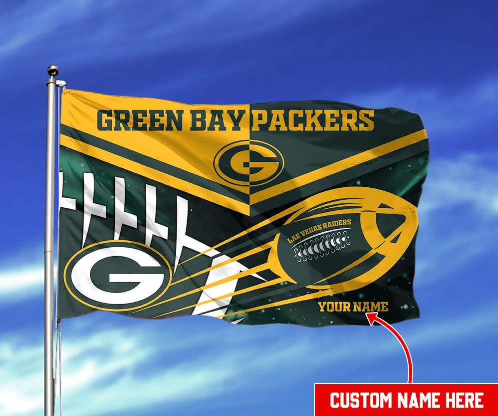 green bay packers personalized flag 348 owcwg