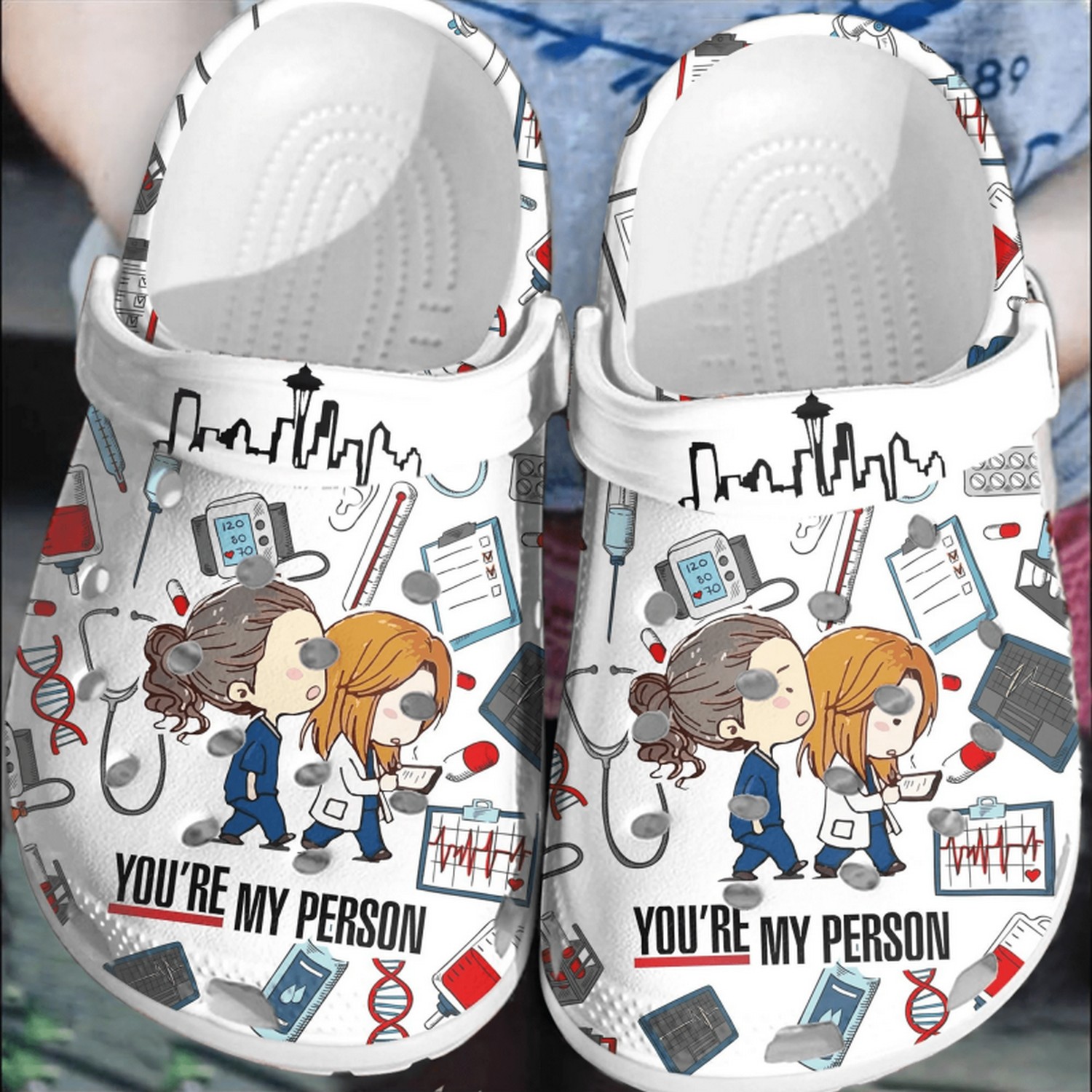 grey anatomy american medical tv seris medial accessories pattern clogs for kids 26 adults ye60k