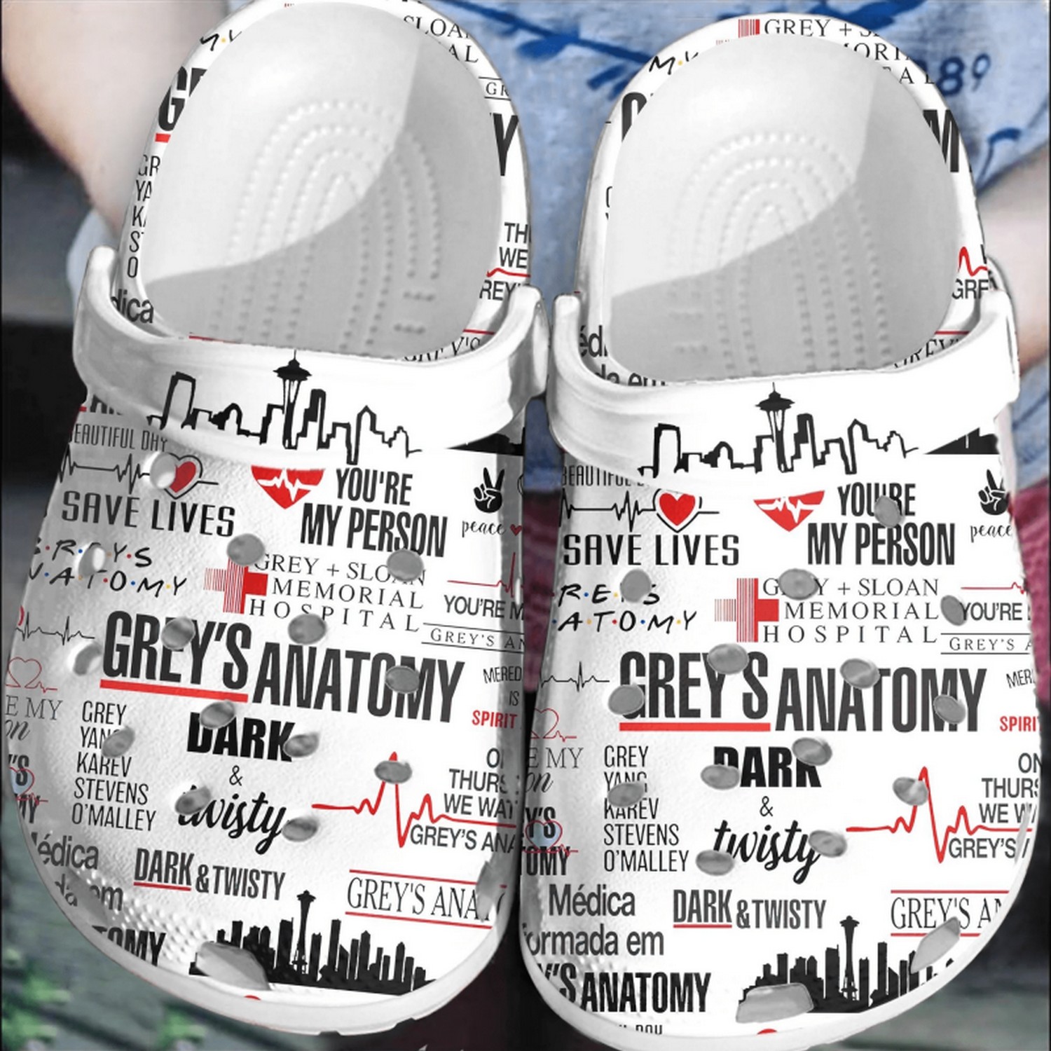 grey anatomy tv show youre my person clogs for kids 26 adults ocjhv
