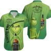 grinch loves jack daniels whiskey green hawaiian shirt jcqjy