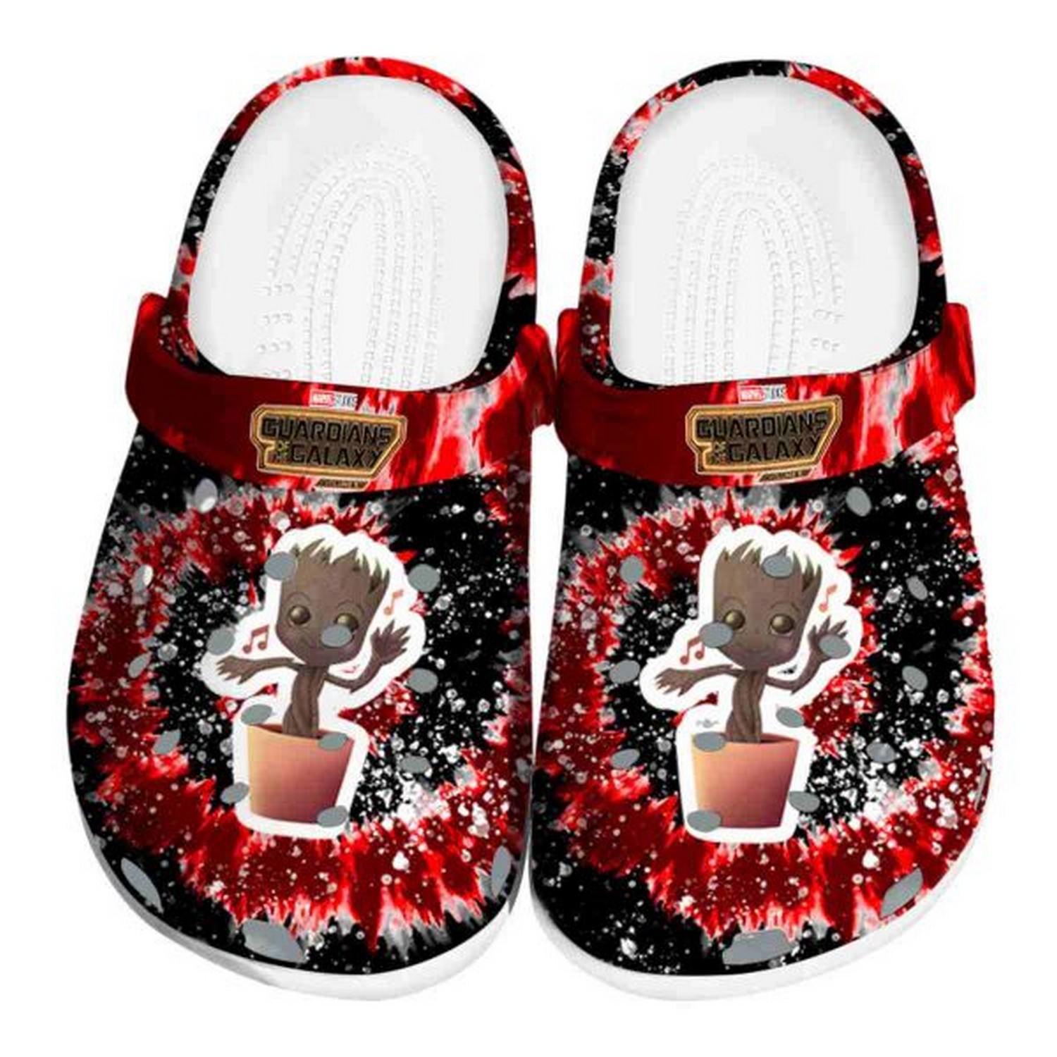 guardians of the galaxy radiant burst effect clogs for kids and adults ywbf6