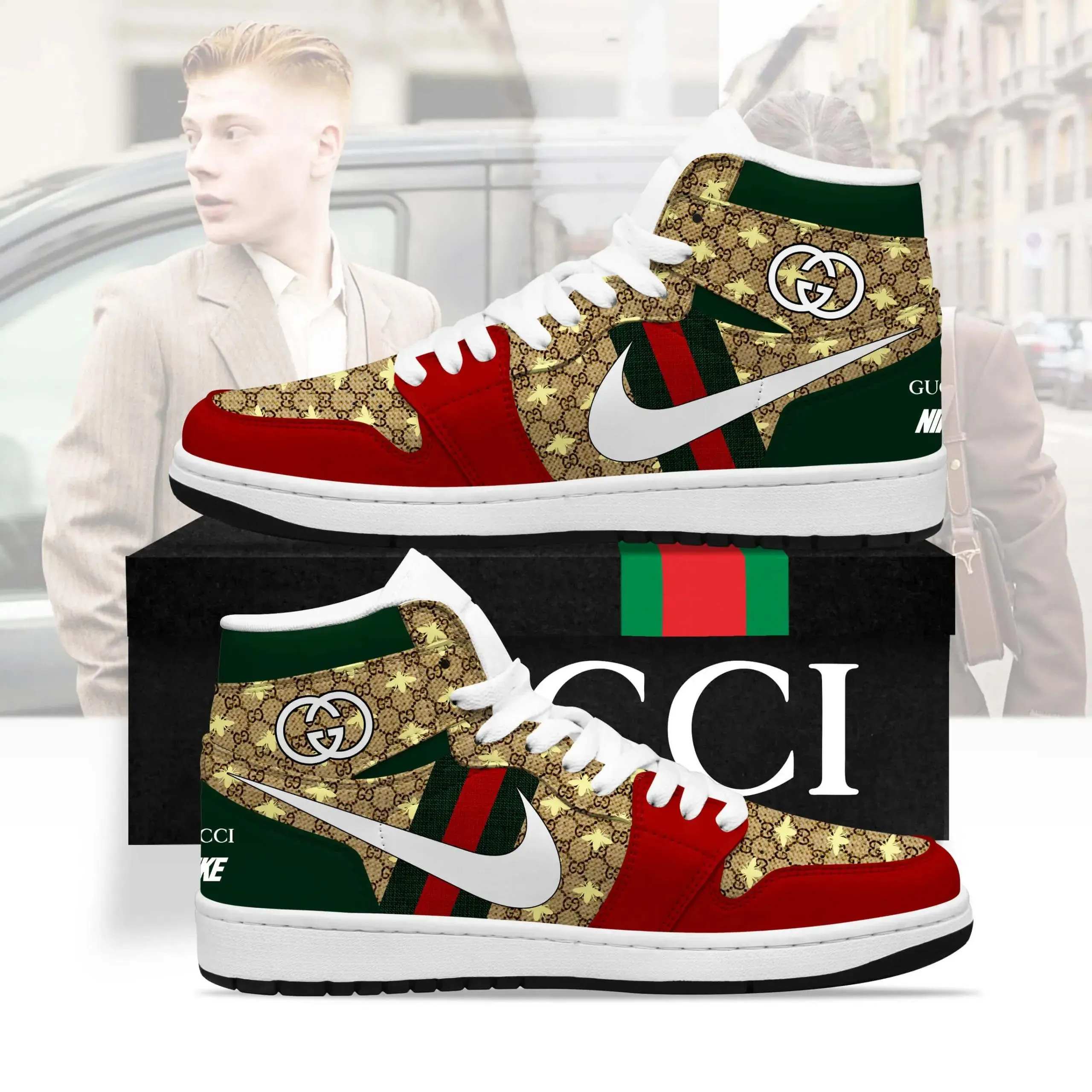 gucci golden bees luxury brand high air jordan sneaker shoes 20230814025910519 4 11zon