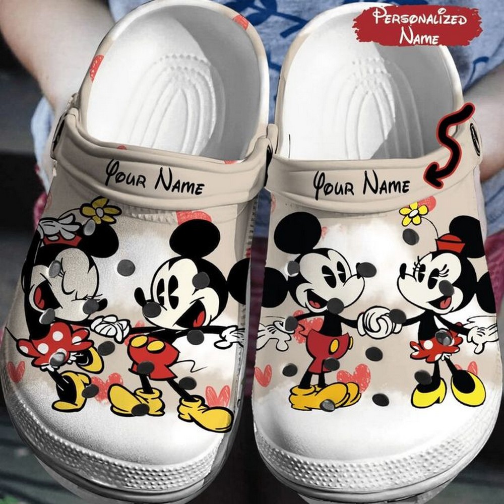 happy dancer mickey and minnie mouse clogs for kids 26 adults oaepf
