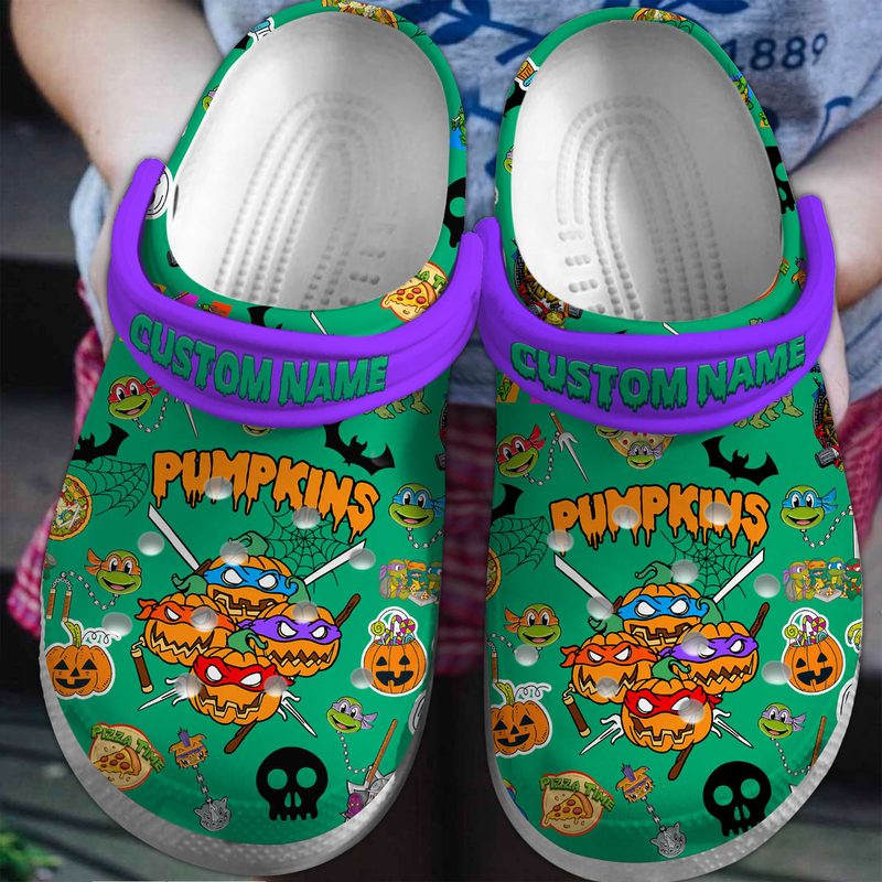 happy halloween teenage mutant ninja turtles special clogs cis9f