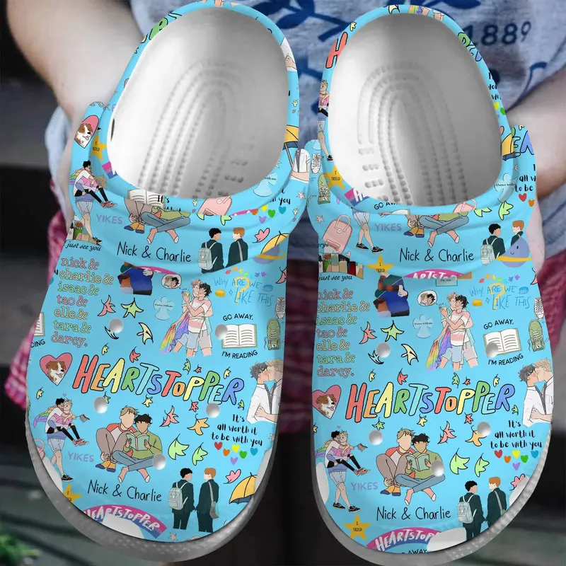 hearstopper tv series nick 26 charlie blue clogs shoes g6vwt