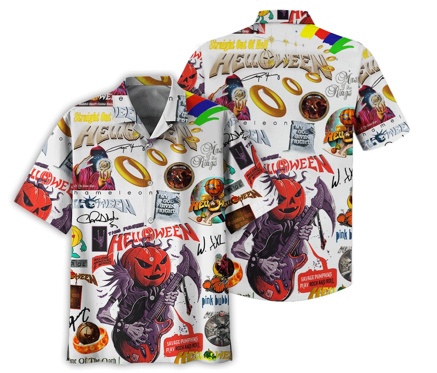 helloween rock your style hawaiian shirt pdhdw helloween rock your style hawaiian shirt pdhdw