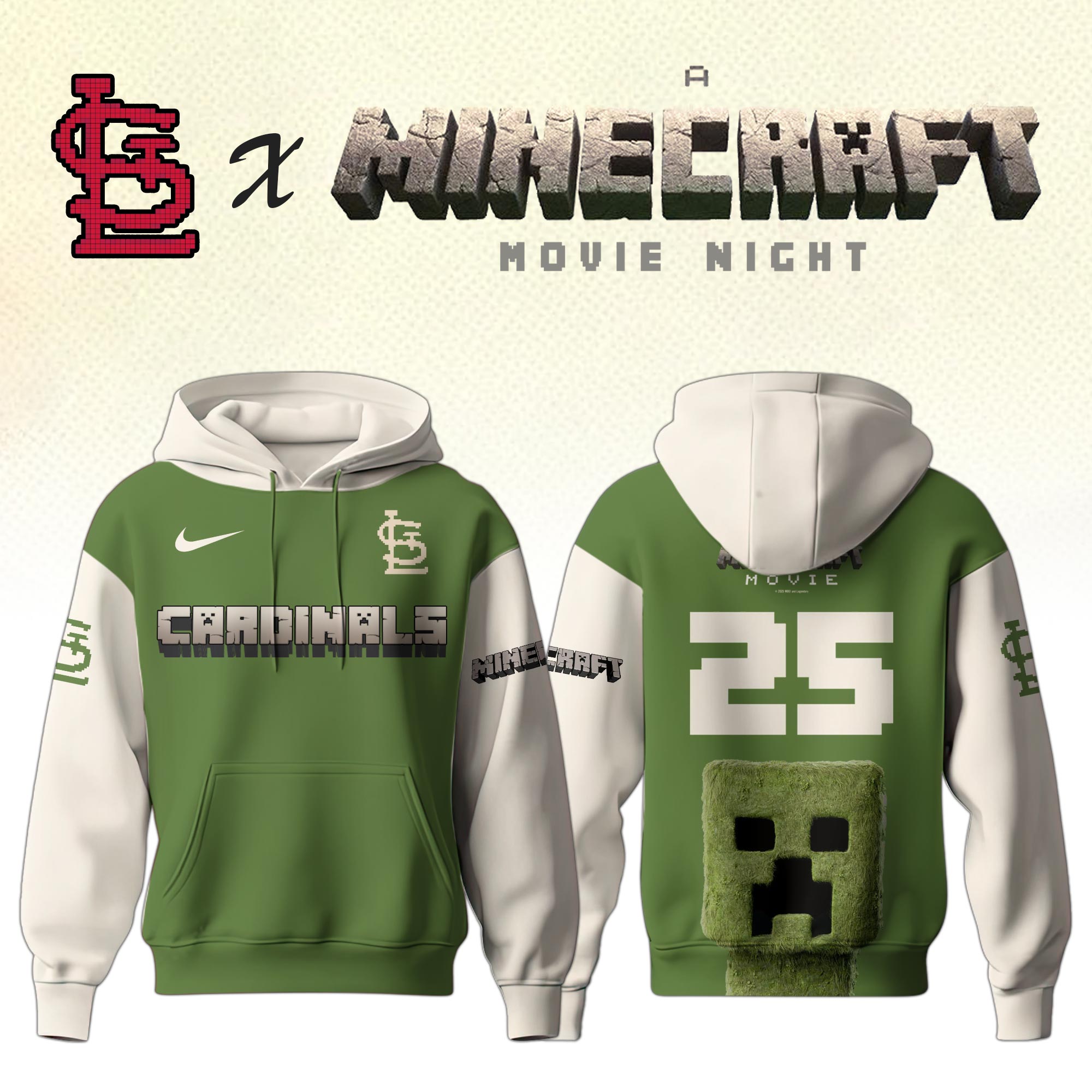 hoodie minecrafs Cardinals