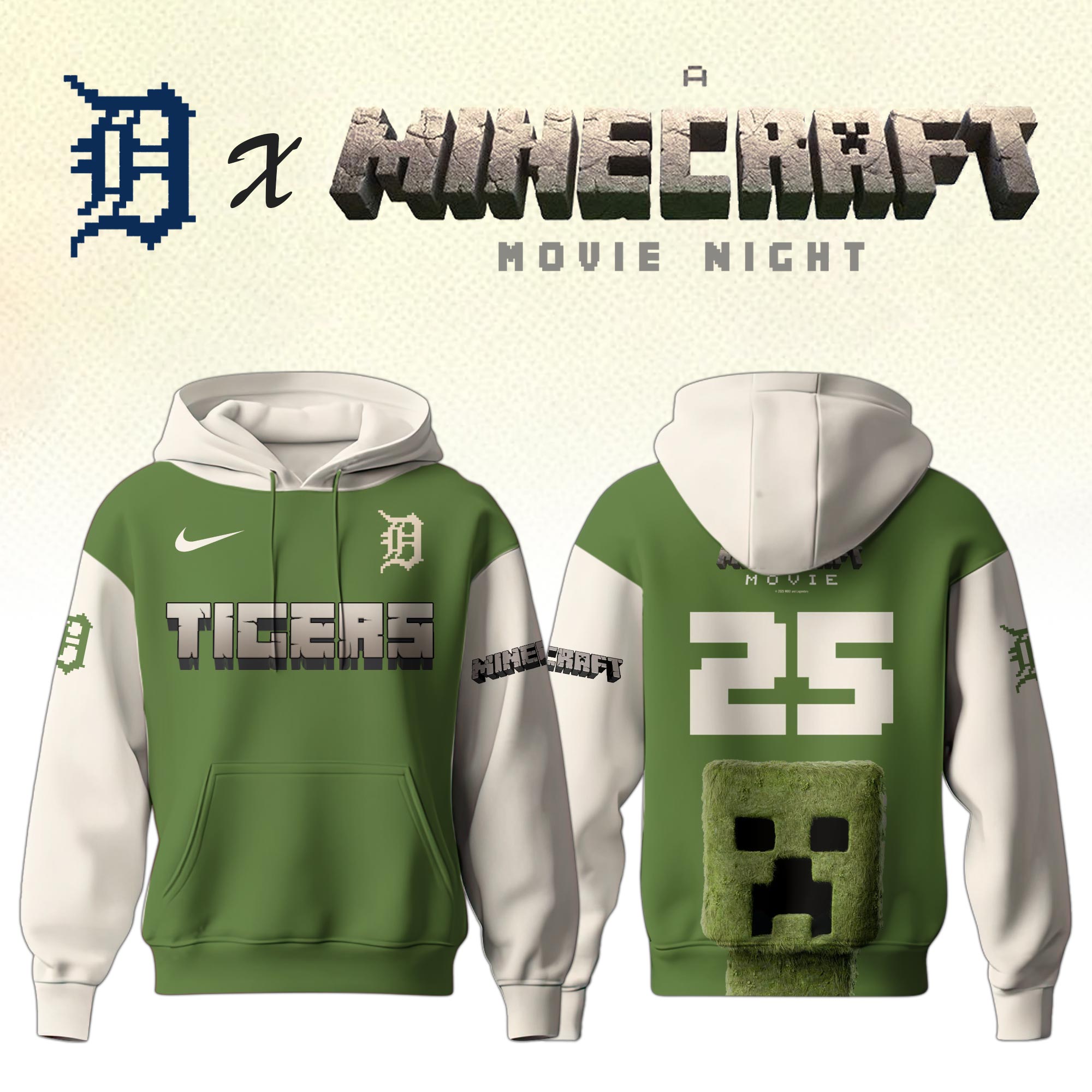hoodie minecrafs tigers