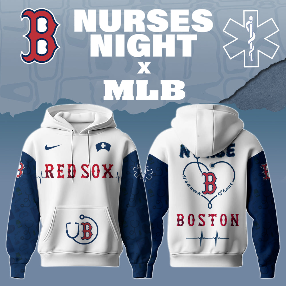 hoodie nurse red sox