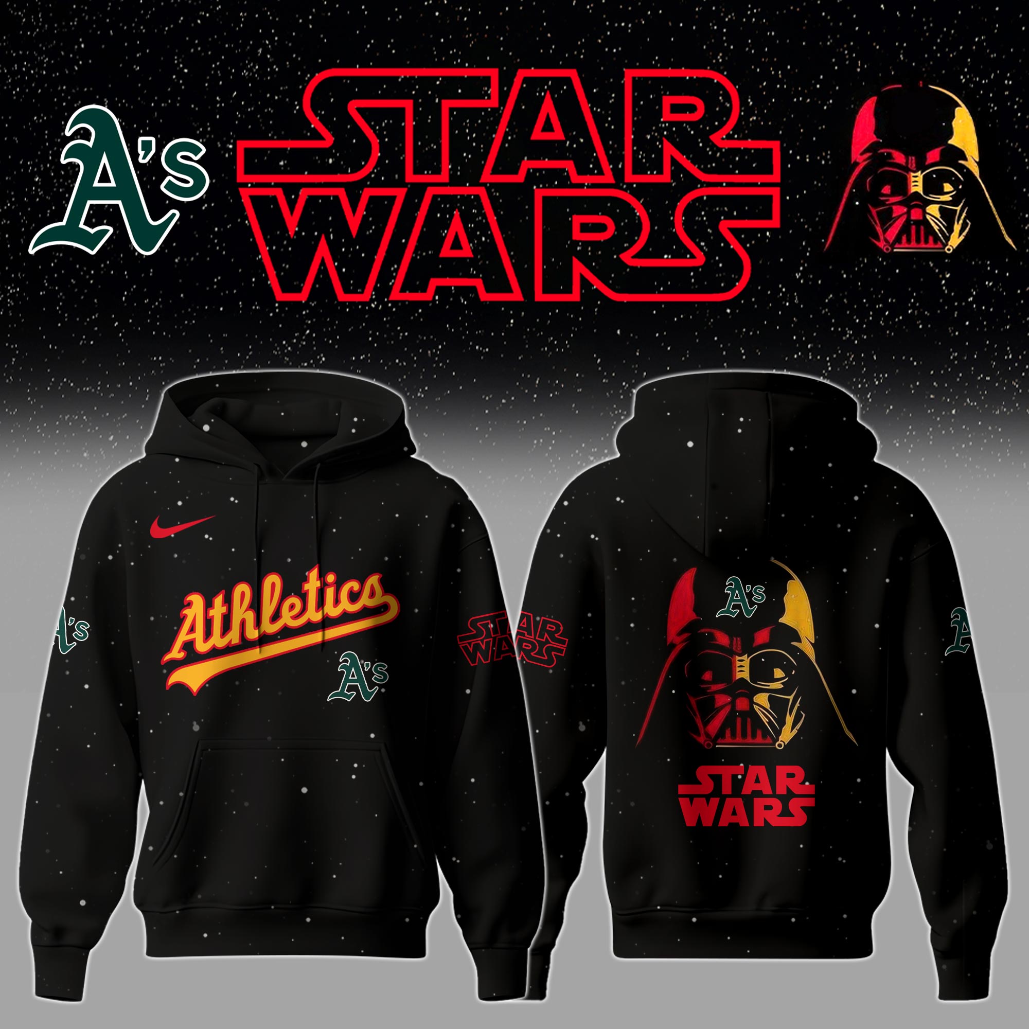 hoodie star war athletics