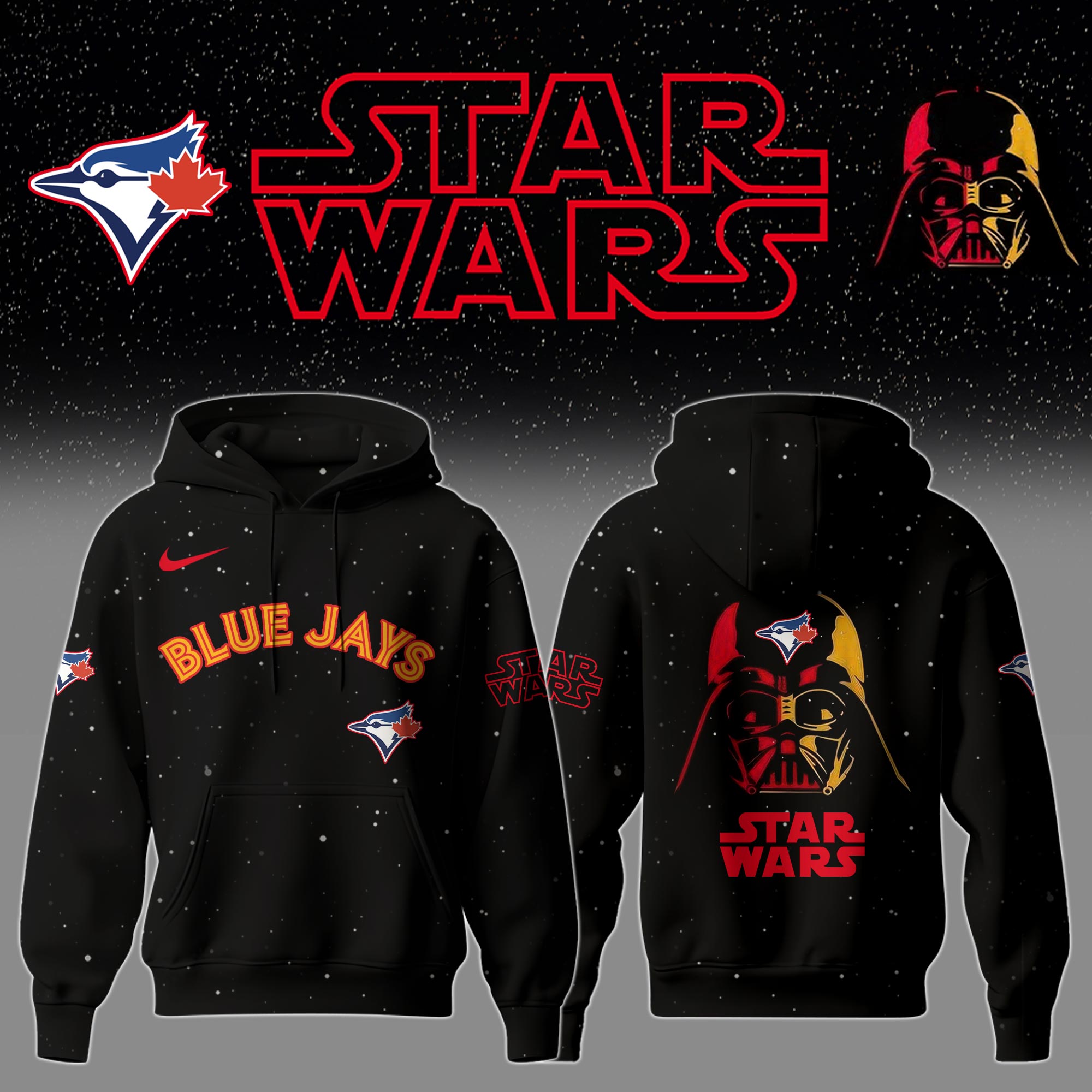 hoodie star war blue jays