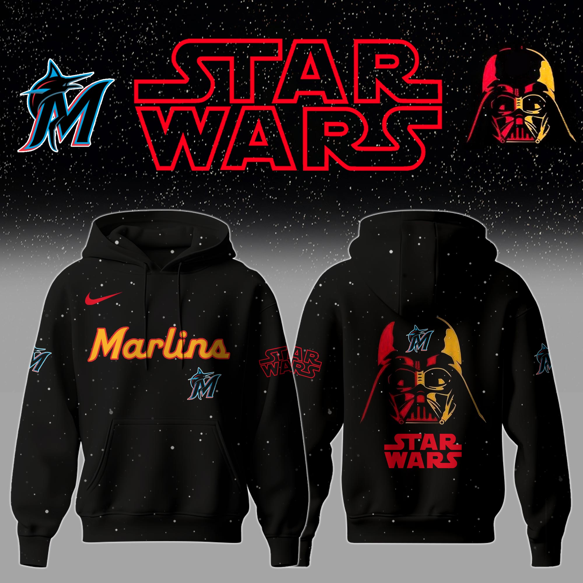 hoodie star war marlins