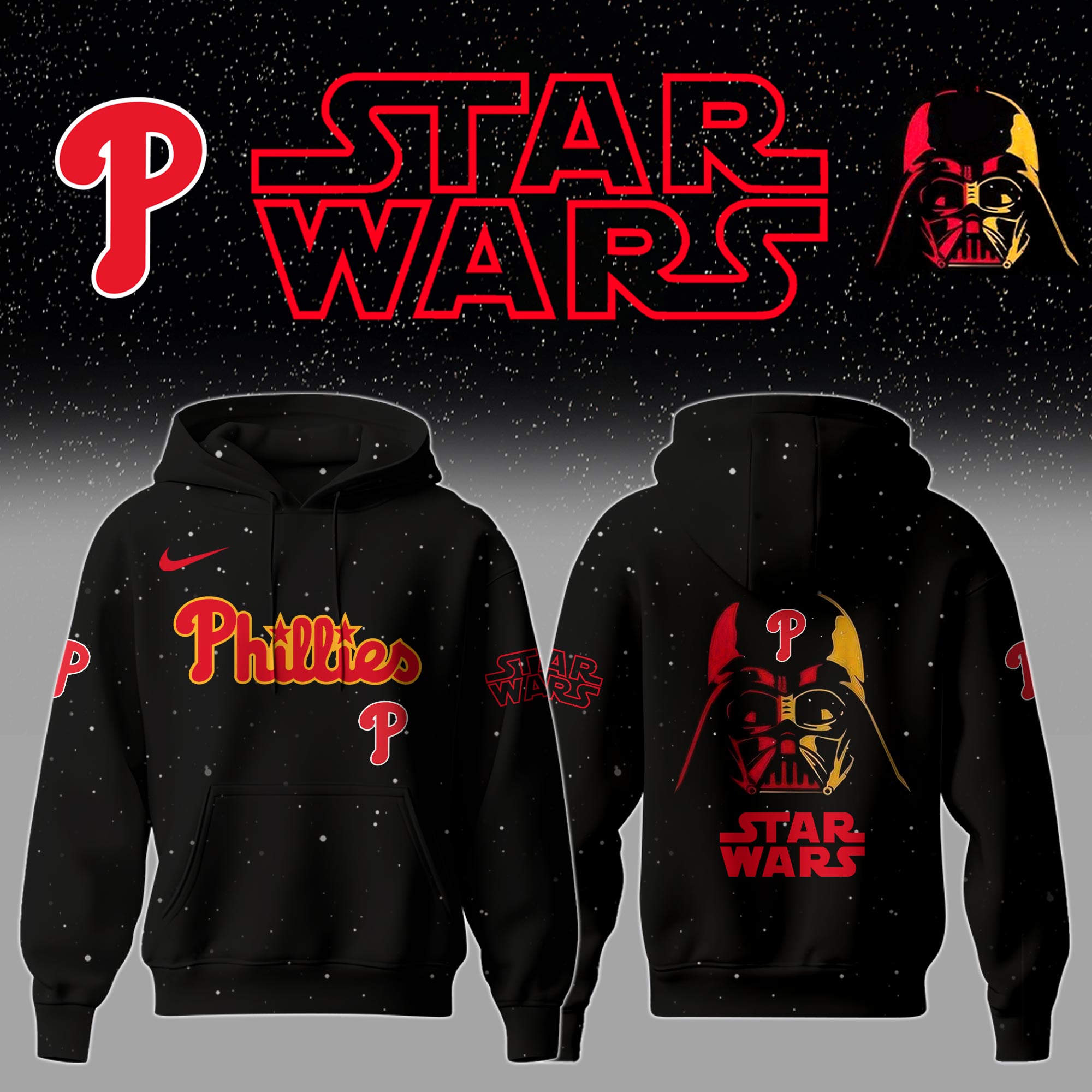 hoodie star war phillies