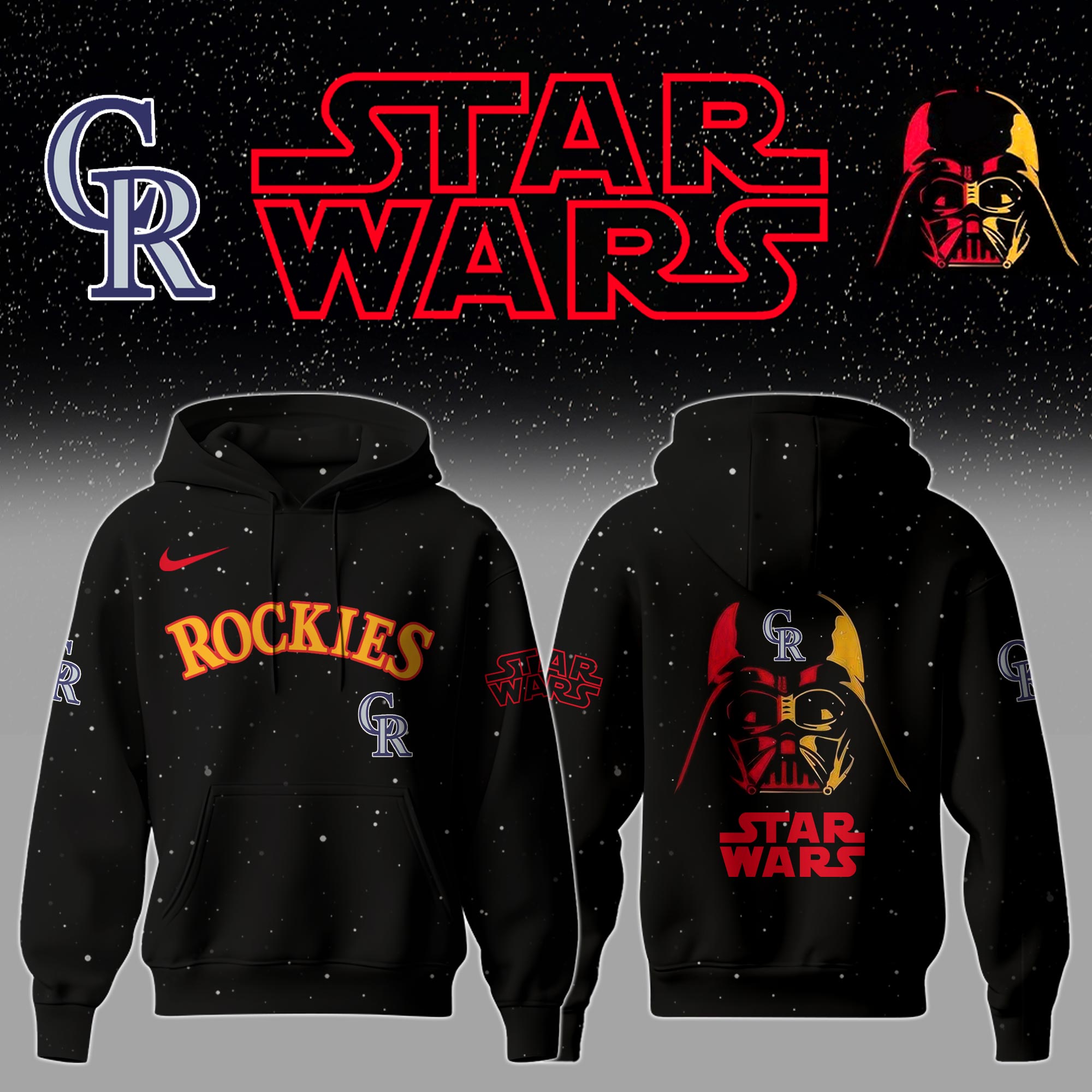 hoodie star war rockies