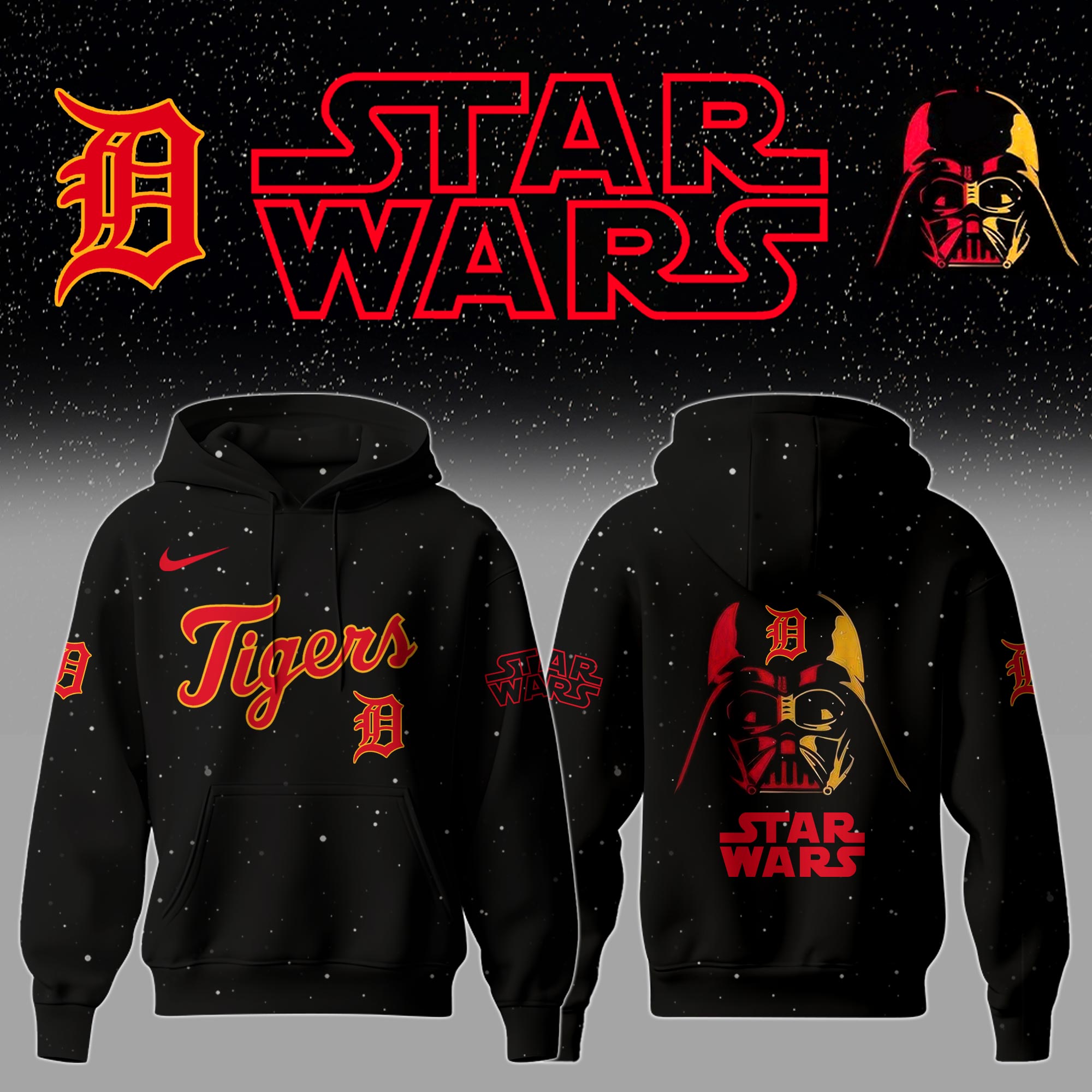 hoodie star war tigers