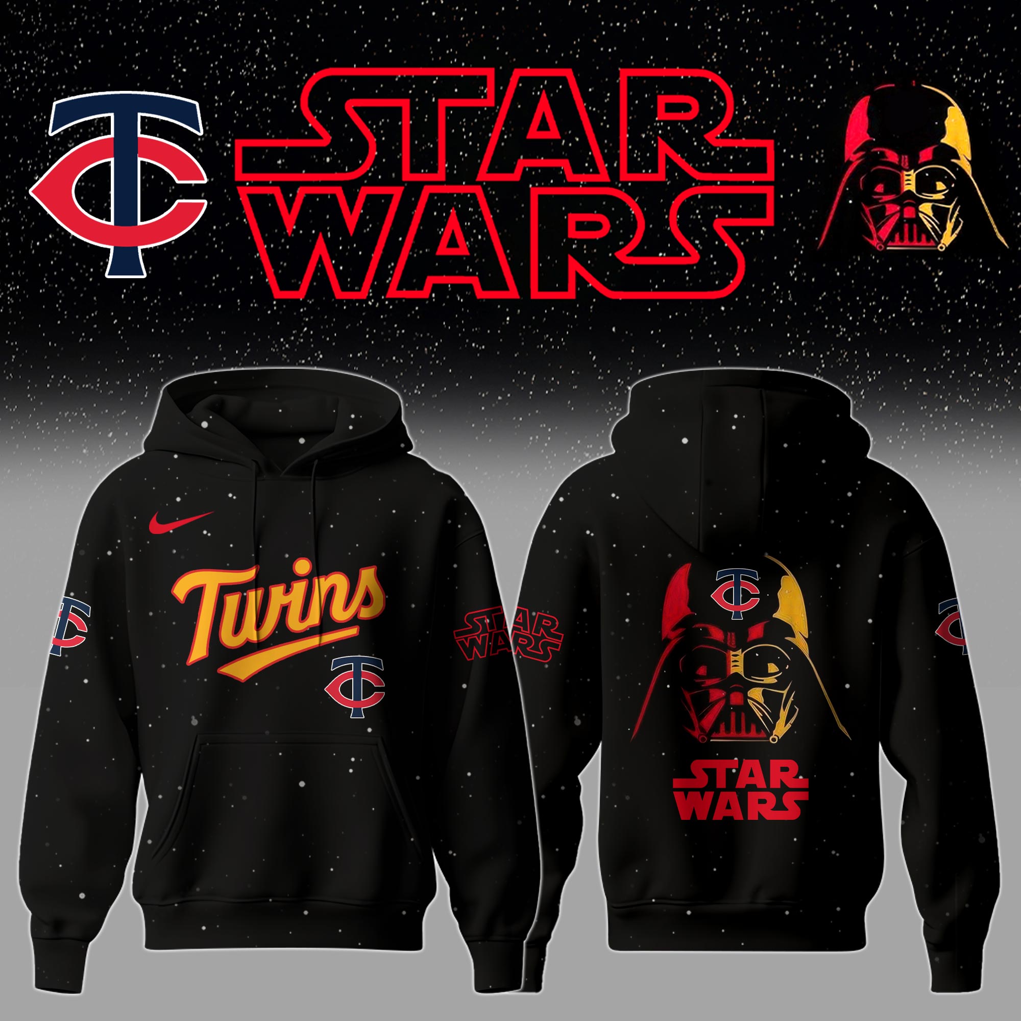 hoodie star war twins