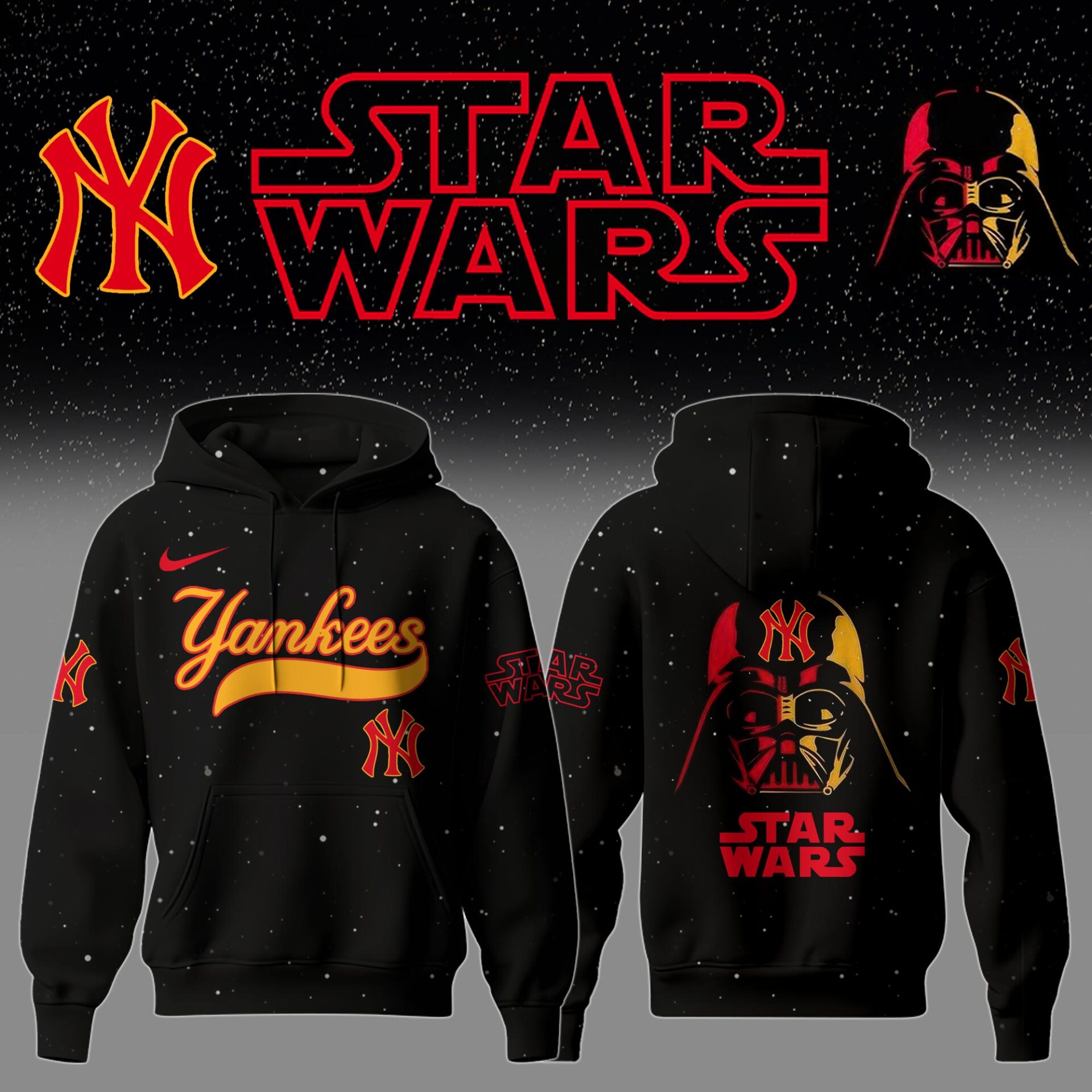 hoodie star war yankees