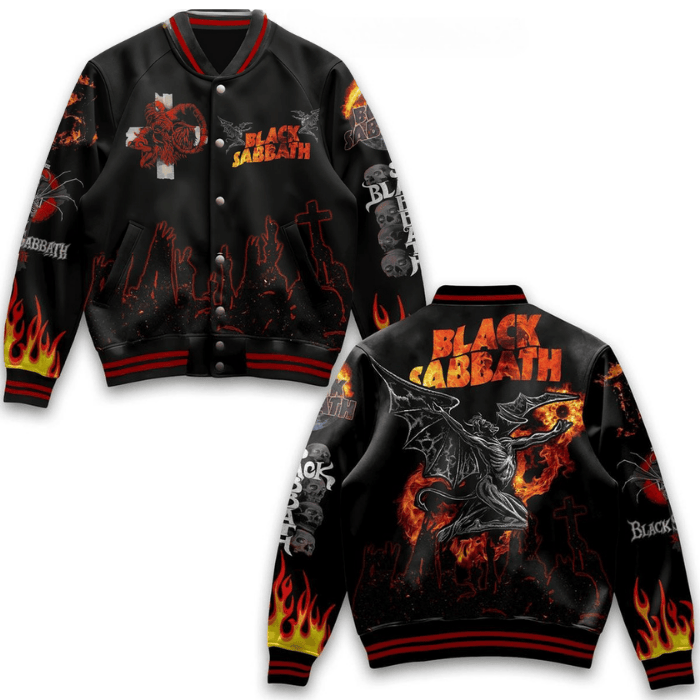 horror black sabbath horror demon baseball jacket w6x2y