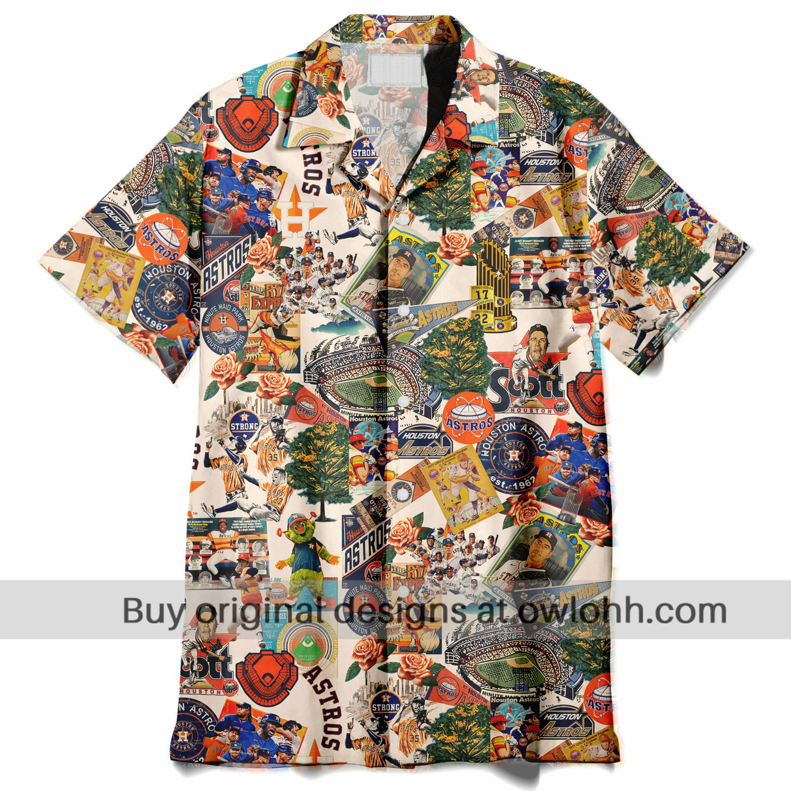 houston astros swingin bats and tropical stadium dreams hawaiian shirt owl ohh gluvw