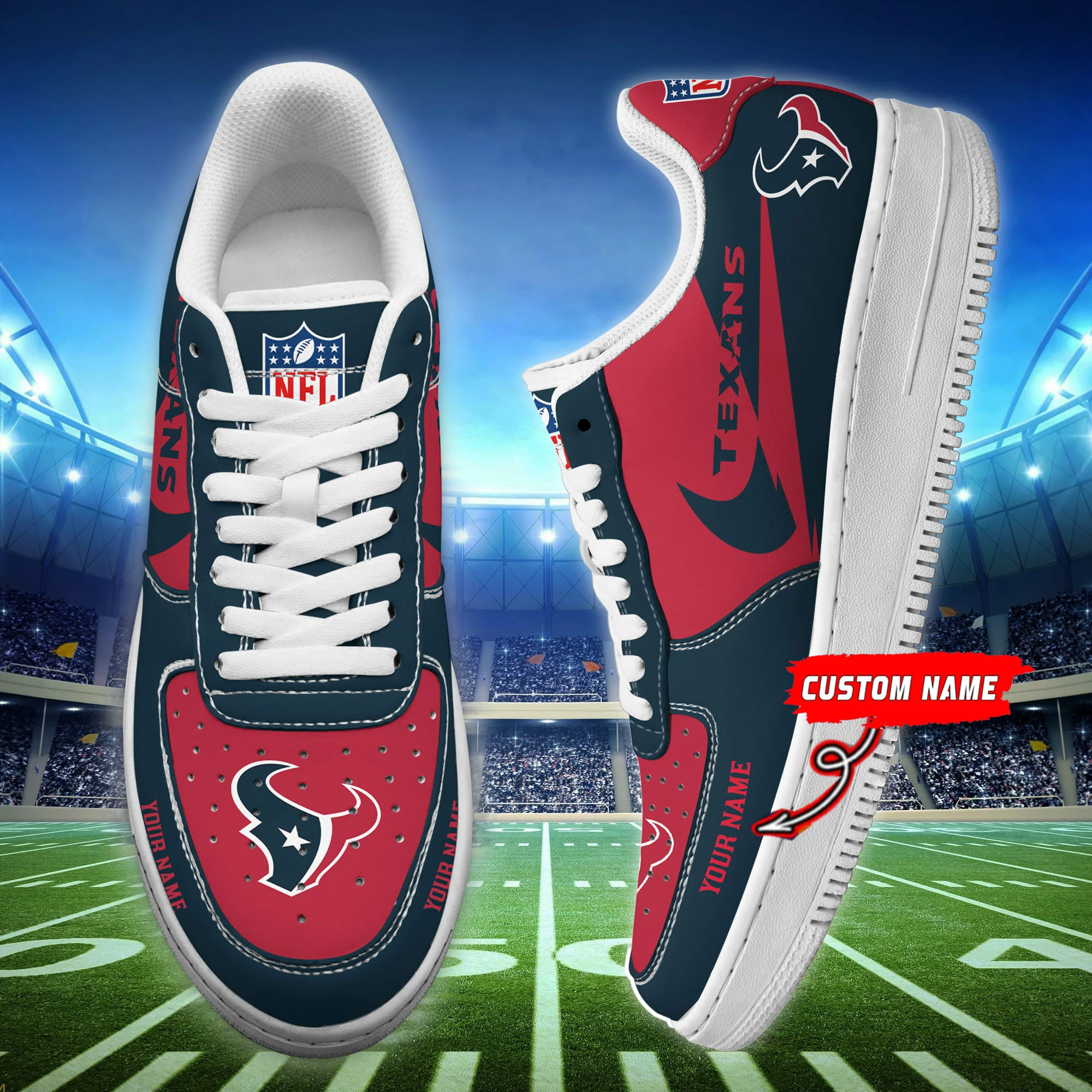 houston texans personalized af1 shoes bg206 sxvcy