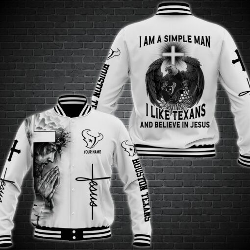 houston texans personalized baseball jacket 70 re7ya