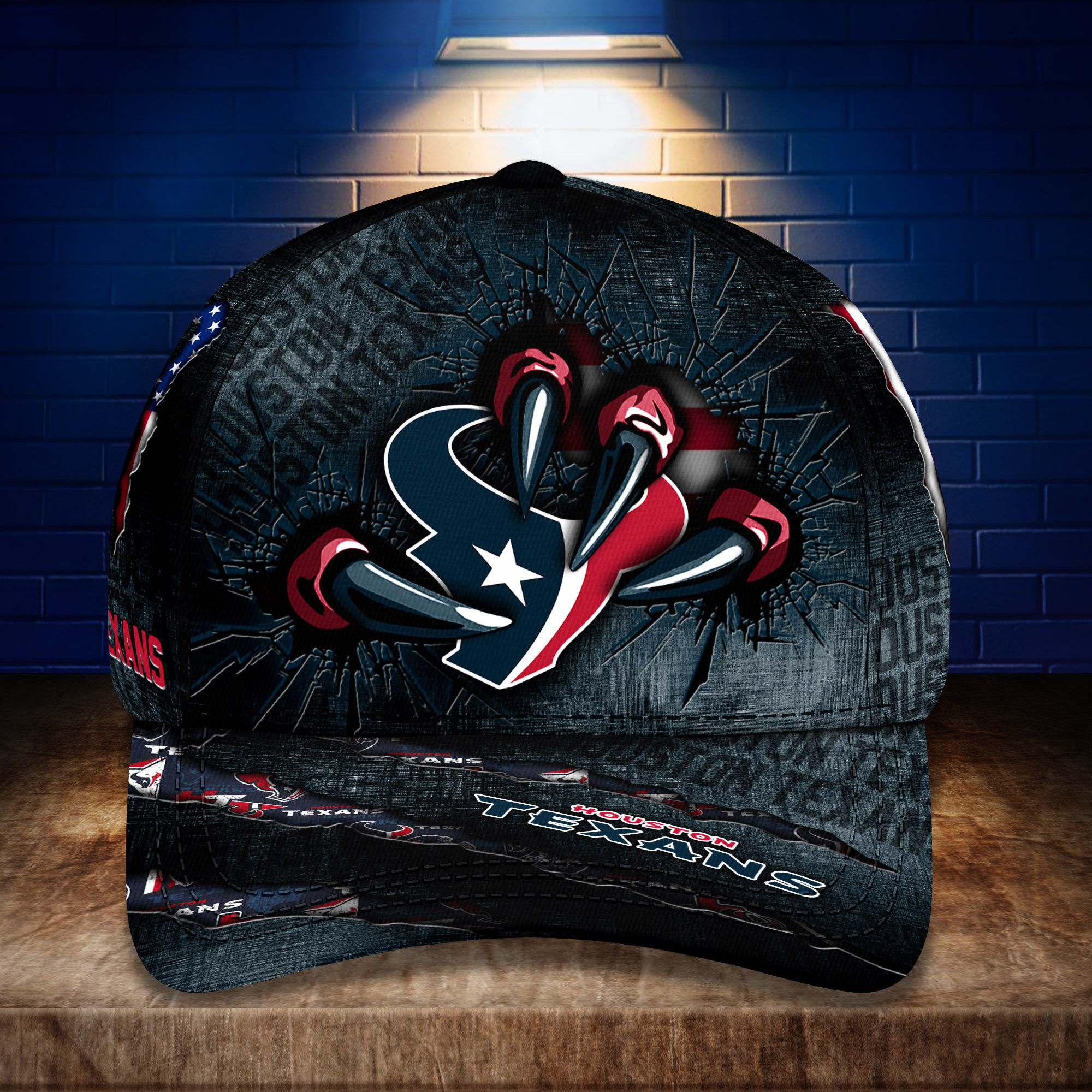 houston texans personalized classic cap bg256 blreh