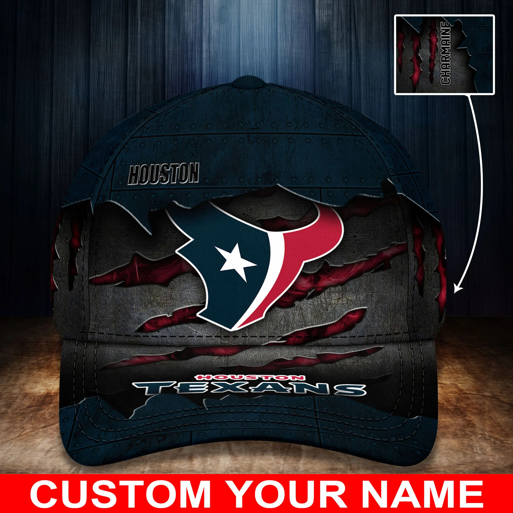 houston texans personalized classic cap bg303 s5mg6
