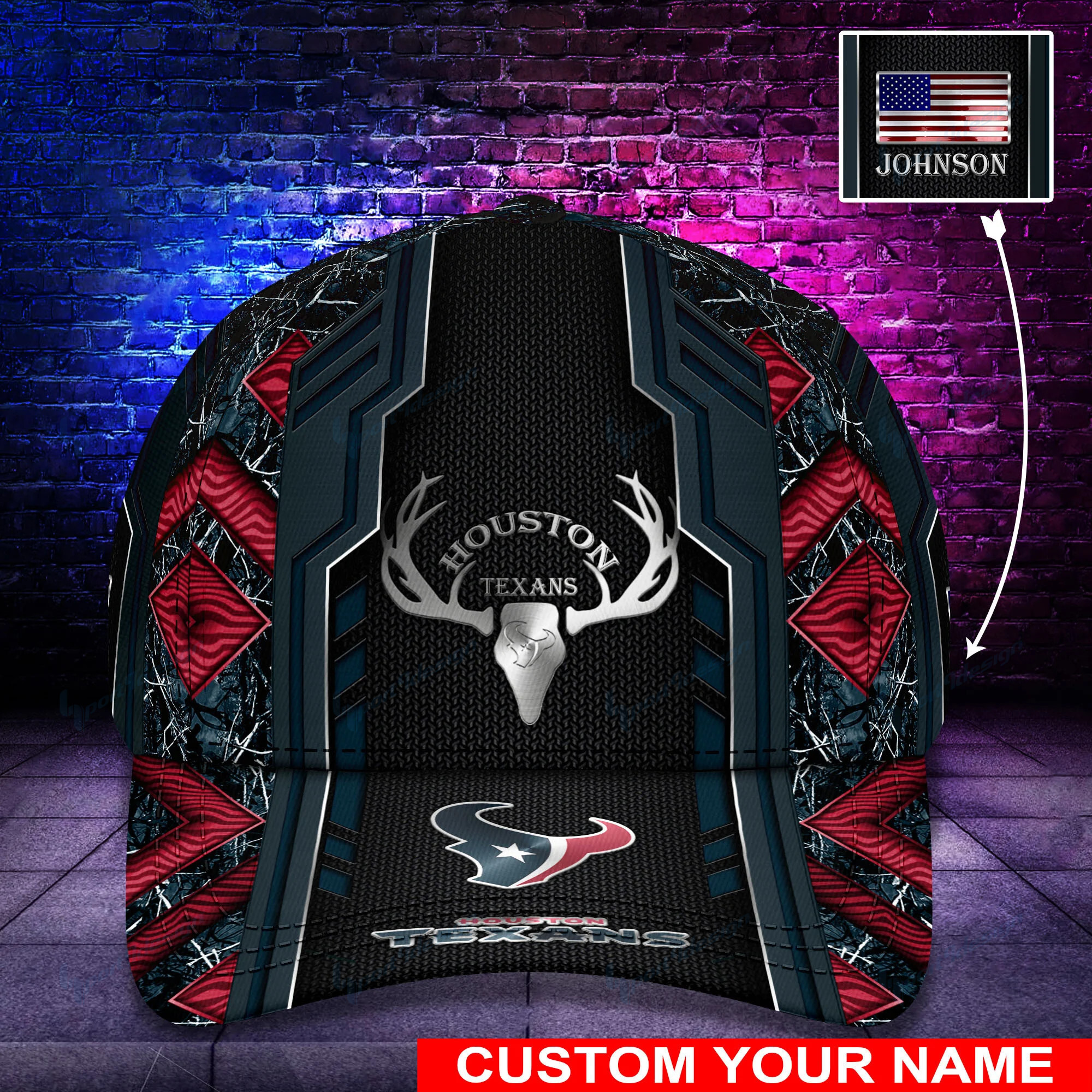 houston texans personalized classic cap bg456 oeszs