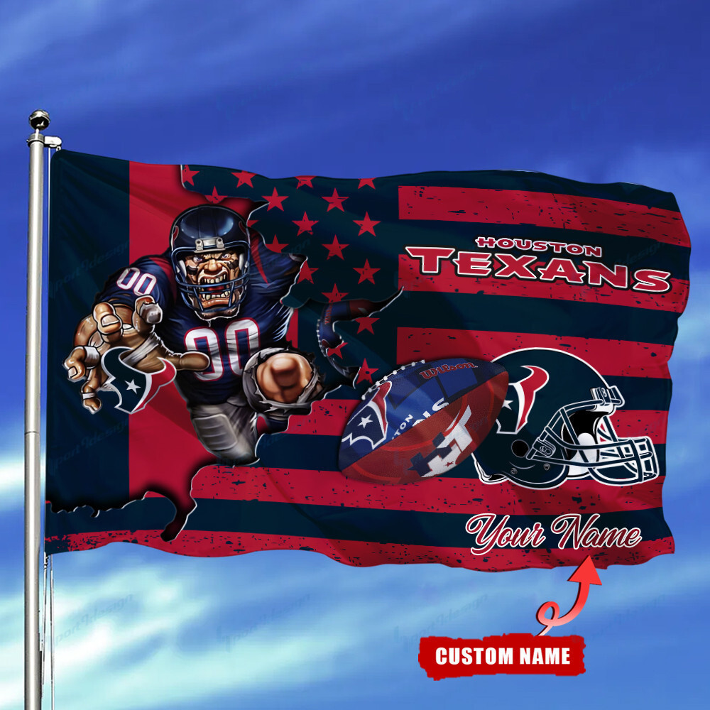 houston texans personalized flag 101 z2zvk