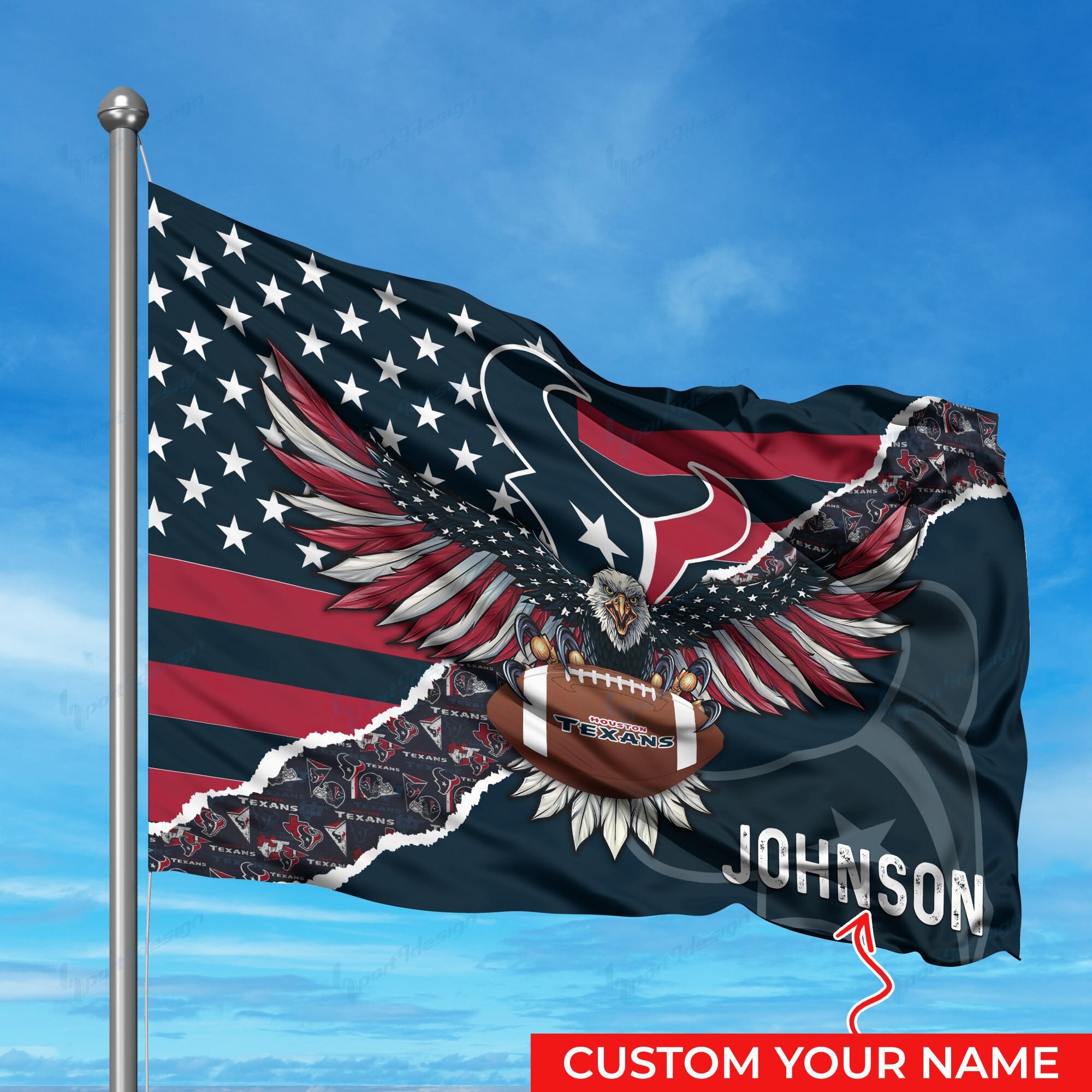 houston texans personalized flag 287 bdc4a