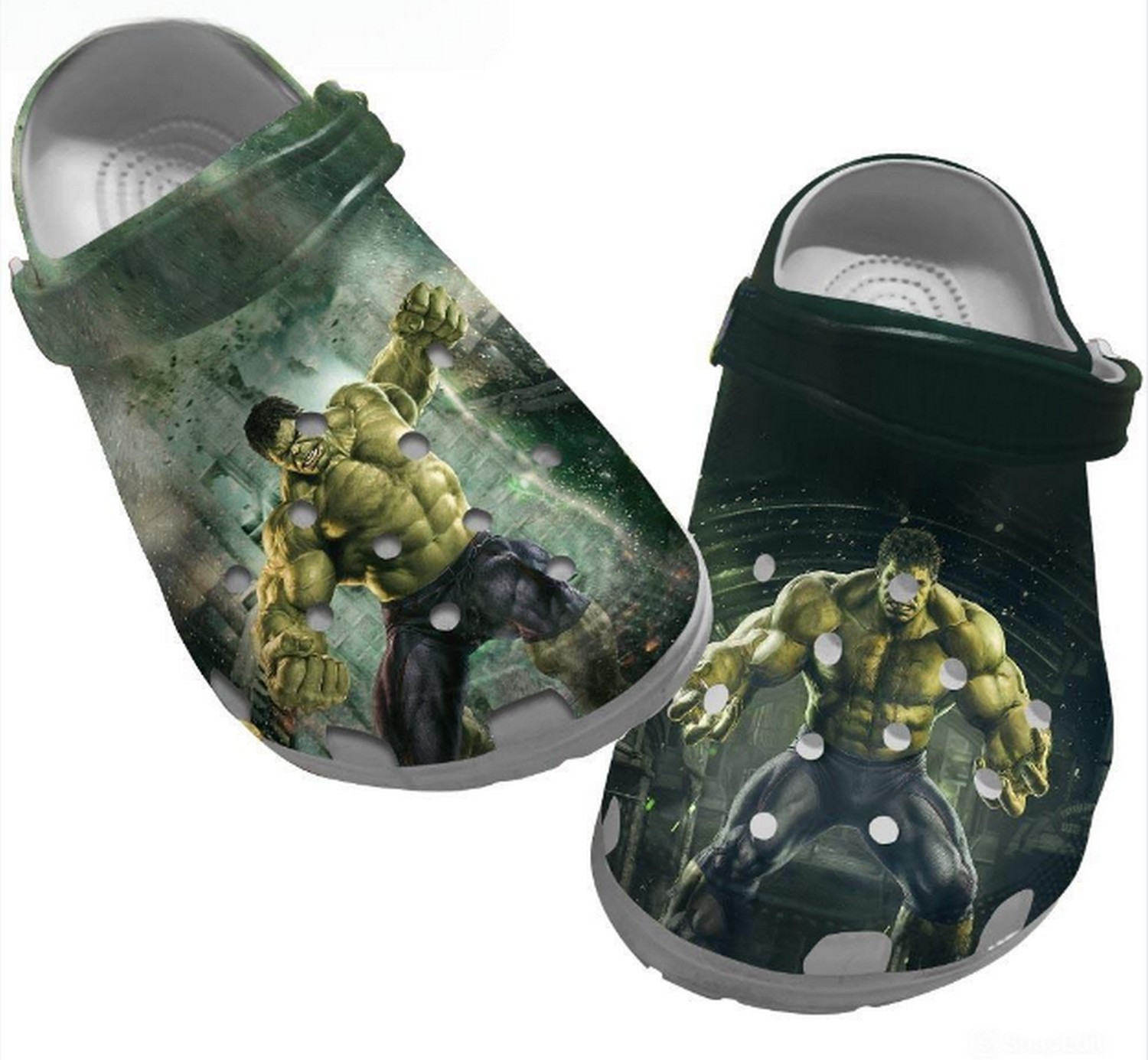 hulk angry transfer clogs for kids and adults fcs7t