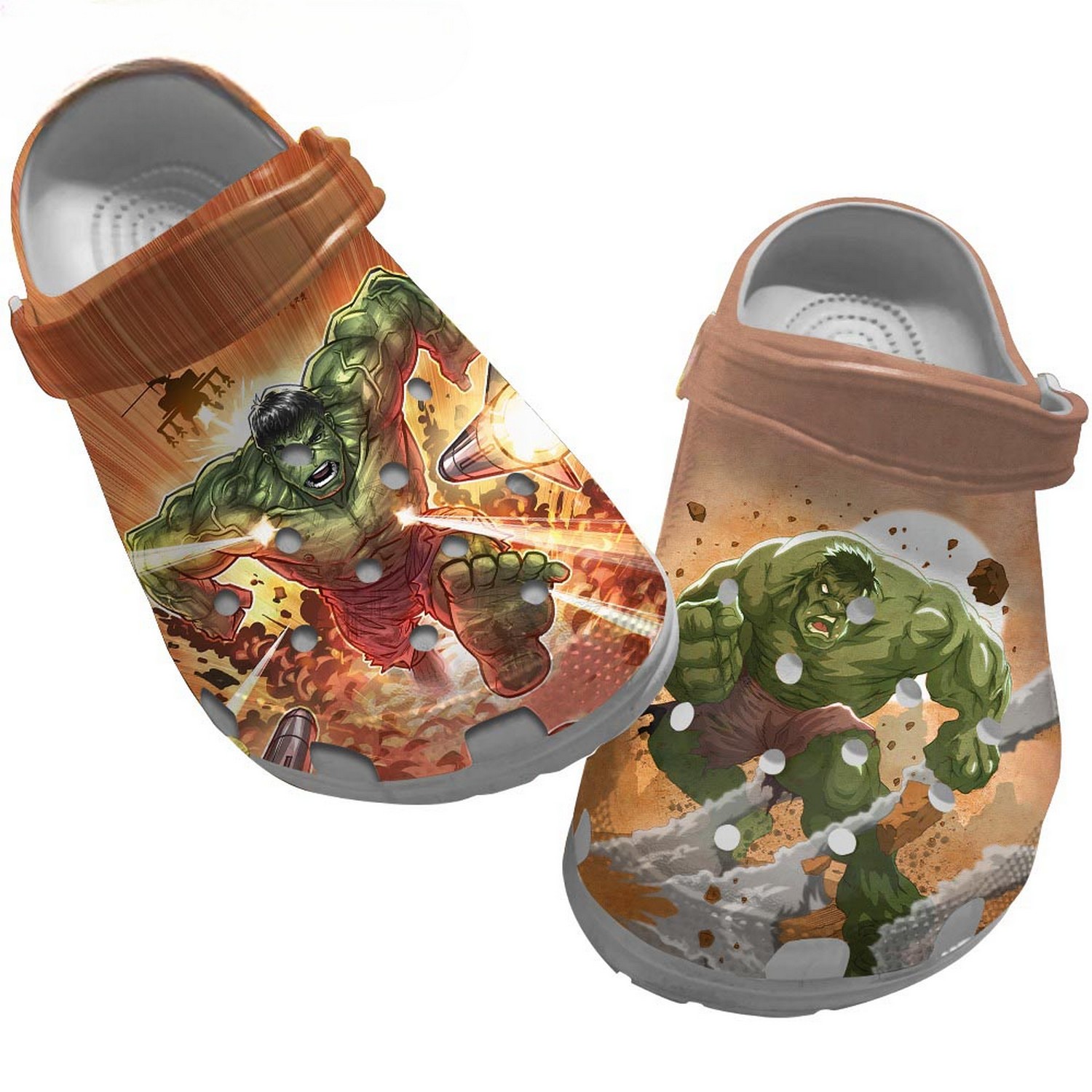 hulk in cartoon clogs for kids and adults jmohz