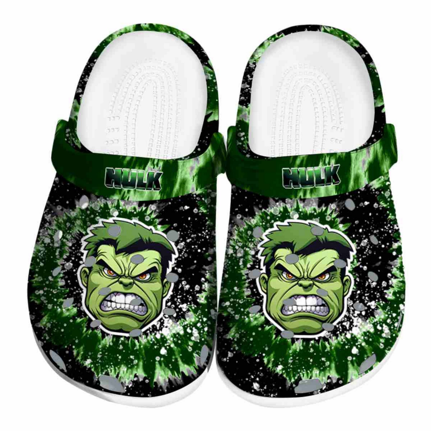 hulk radiant burst effect clogs for kids 26 adults ireg5